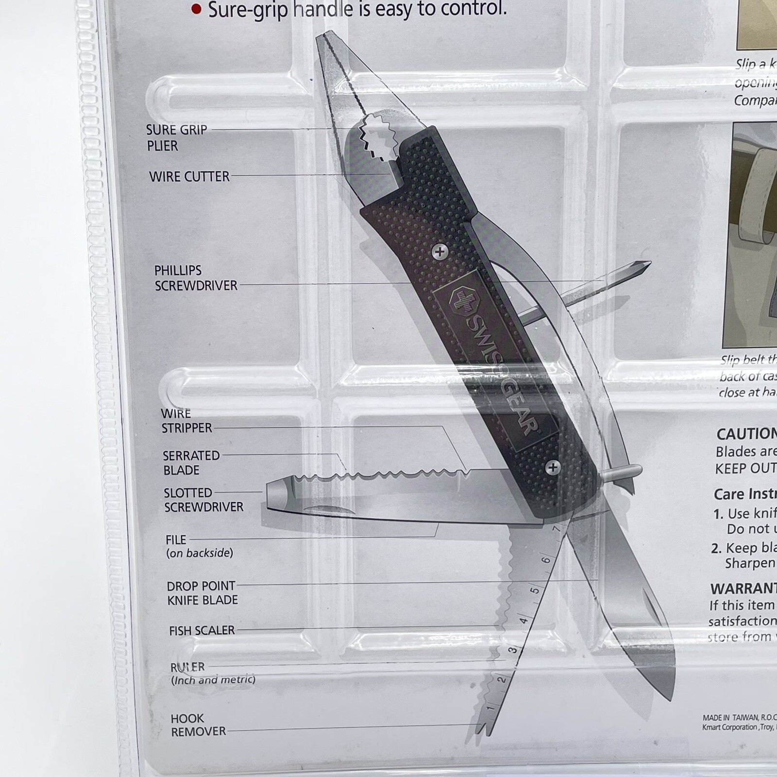 Swissgear 11 Function Knife/Multitool NEW SEALED #175 w carry case