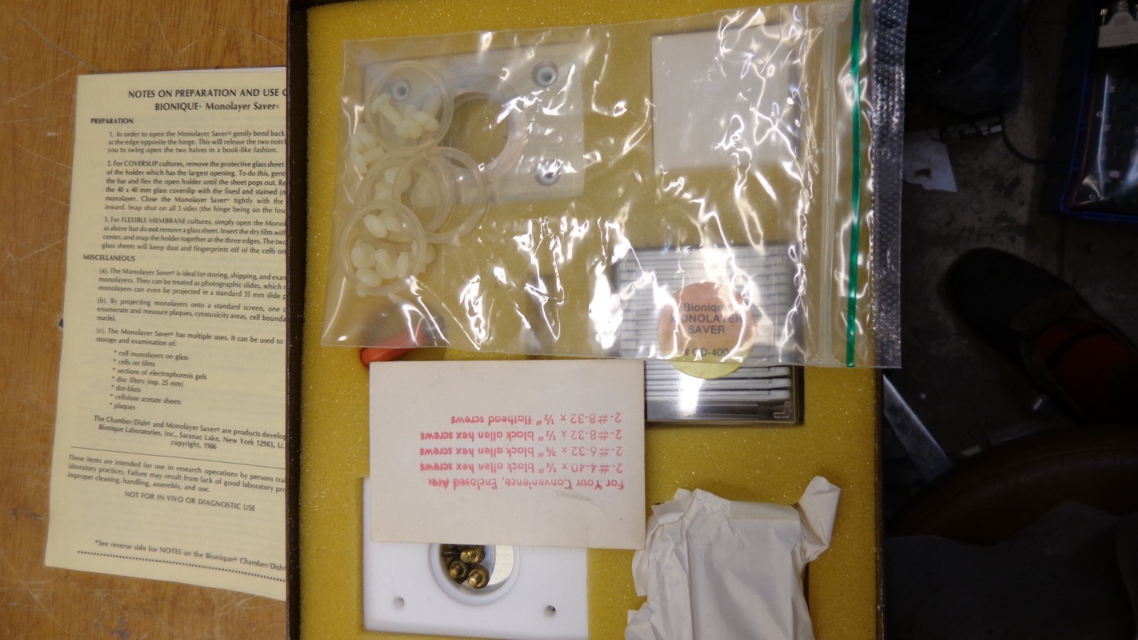 bionique chamber/Dish cd-100 Light microscopy kit