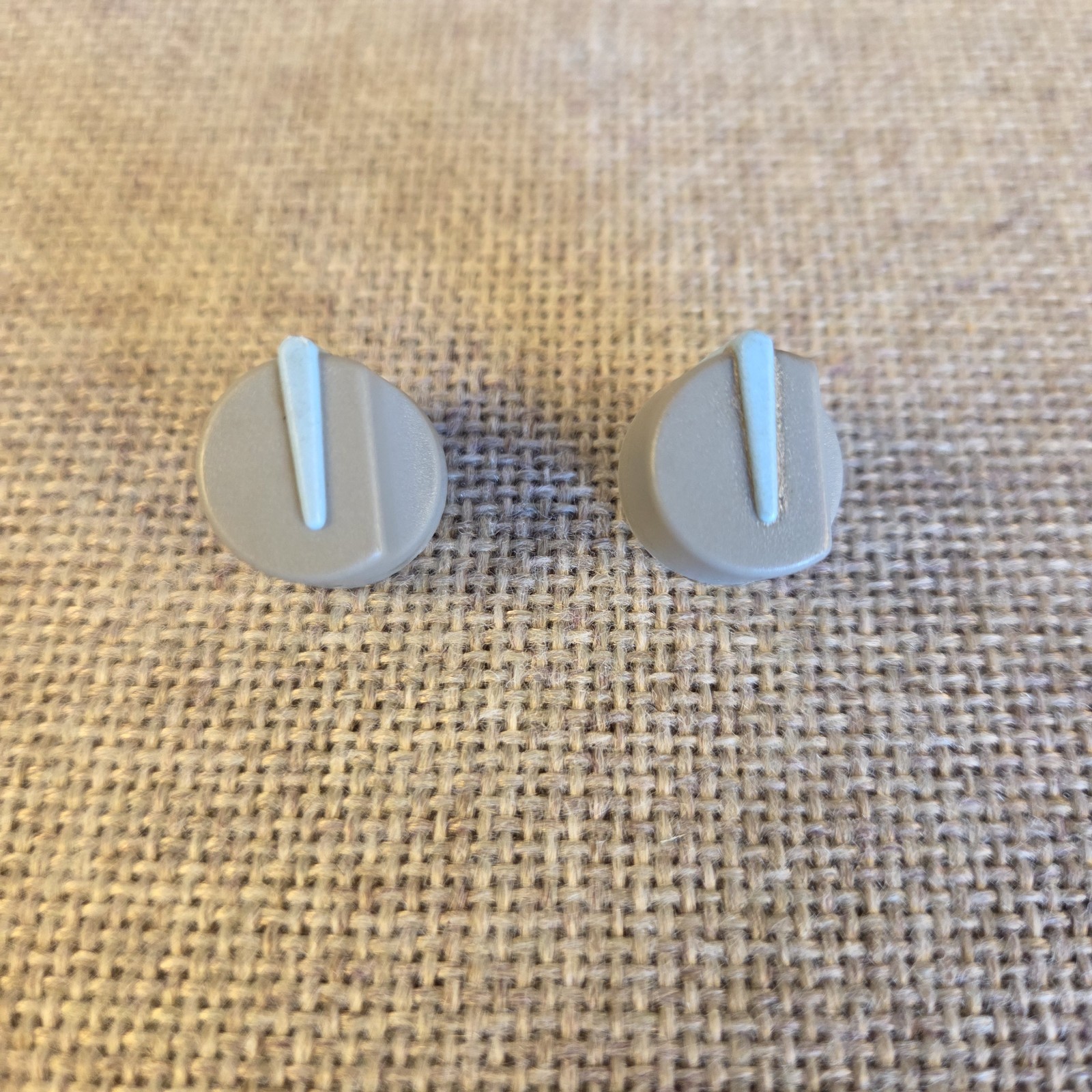 (2) JBL EON MusicMix 10 Replacement Turn Style Control Knobs Gray Blue Mixer