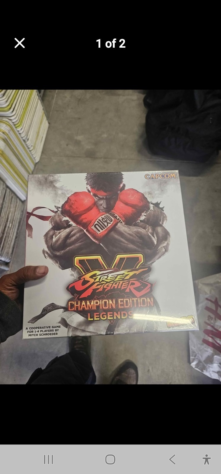 Brand New Sealed Street Fighter V: Champion Edition Legends Board Game