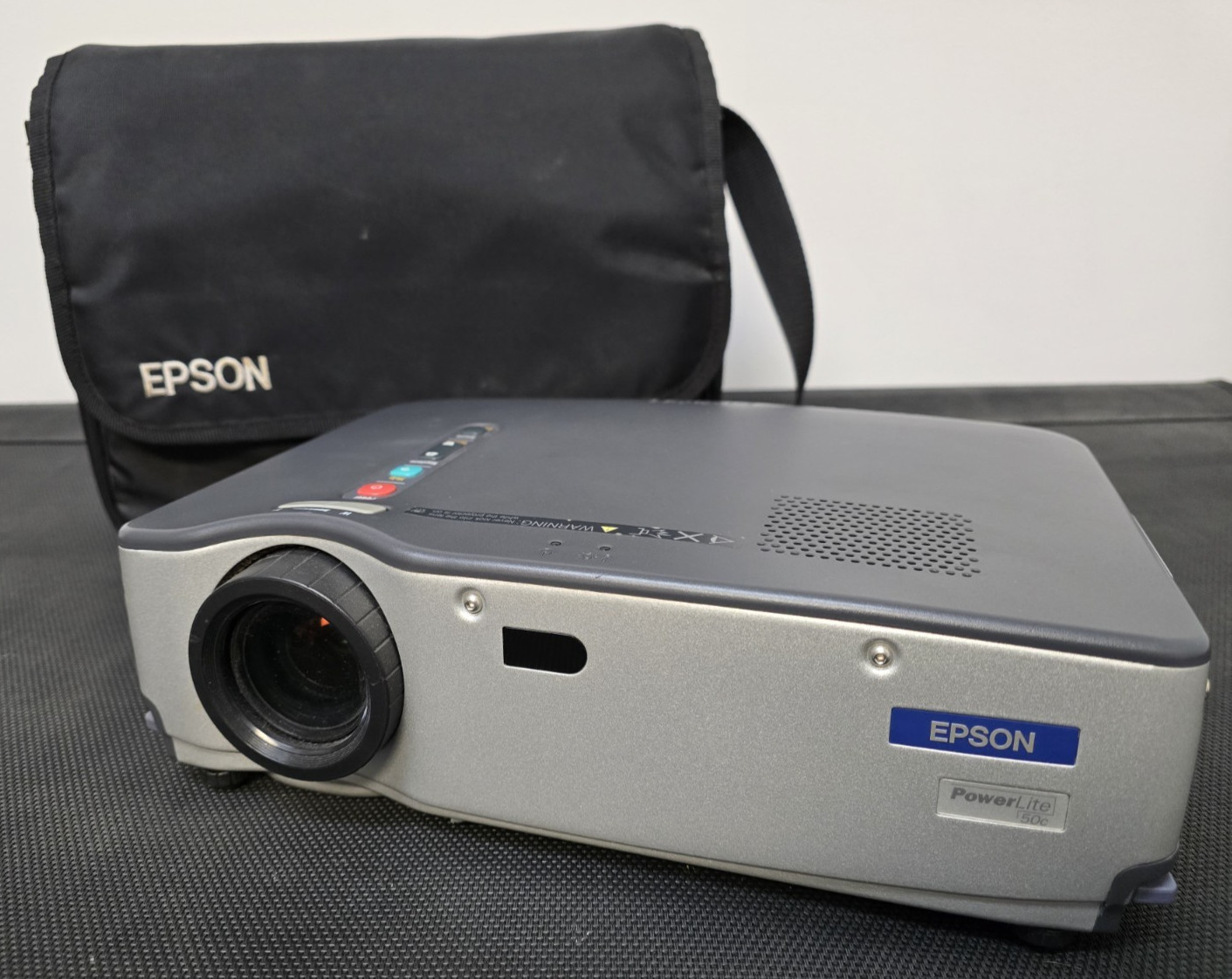 Epson PowerLite 50c EMP-50 Projector w/ Carry Case Untested AS-IS