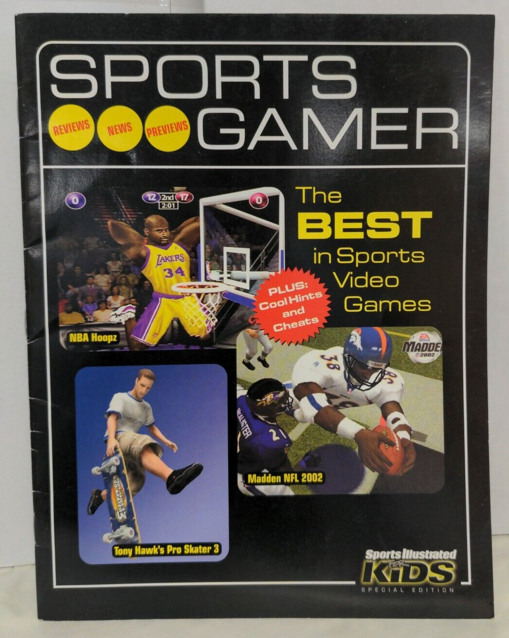 Sports Illustrated For Kids Sports Gamer Video Game Magazine Tiger Woods 2001