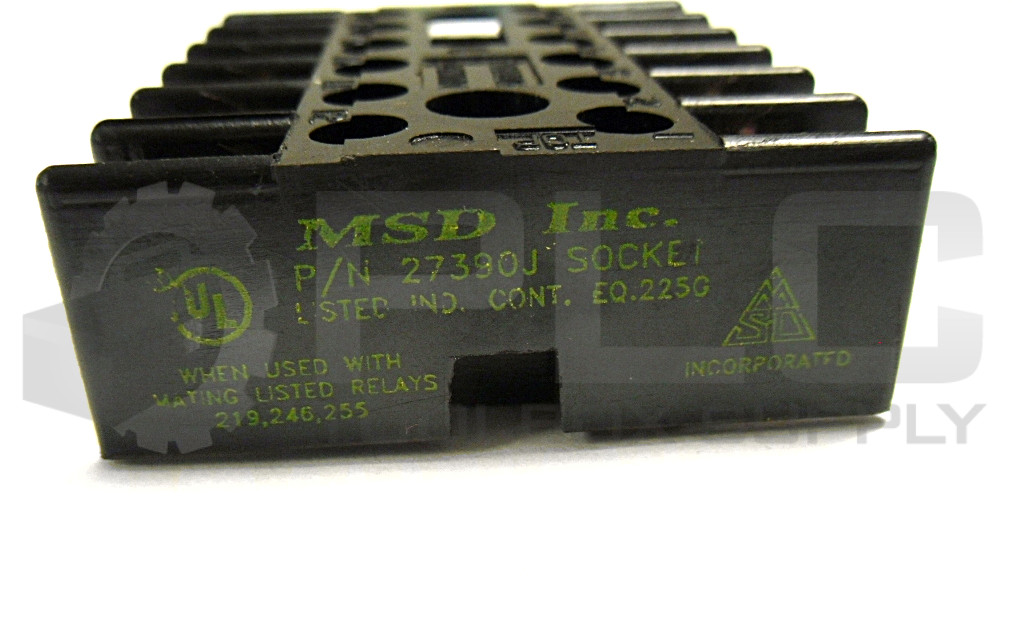 NEW STRUTHERS DUNN 27390J 12 PIN RELAY SOCKET