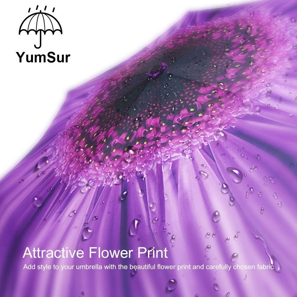 Windproof Travel Umbrellas - Lightweight Automatic Compact Folding Umbrellas ...