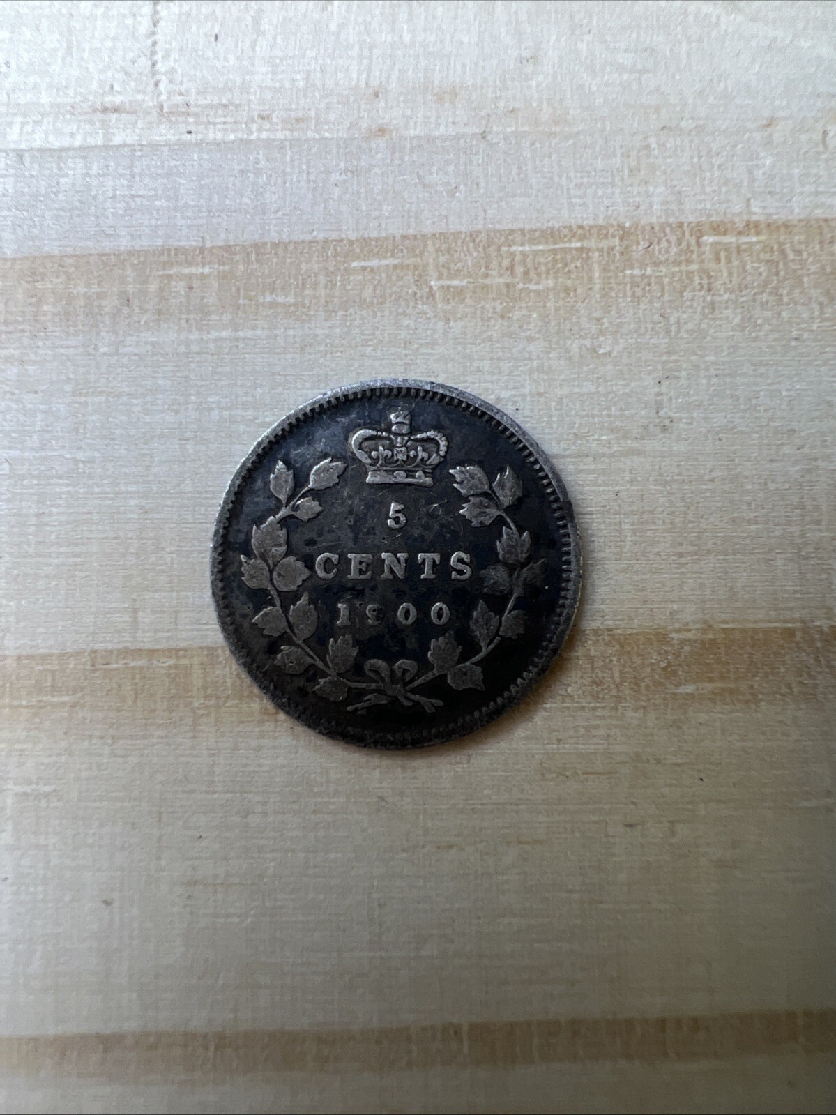 1900- Canada- Victoria Five Cents