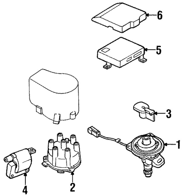 Genuine Nissan Distributor Rotor 22157-03P02PU