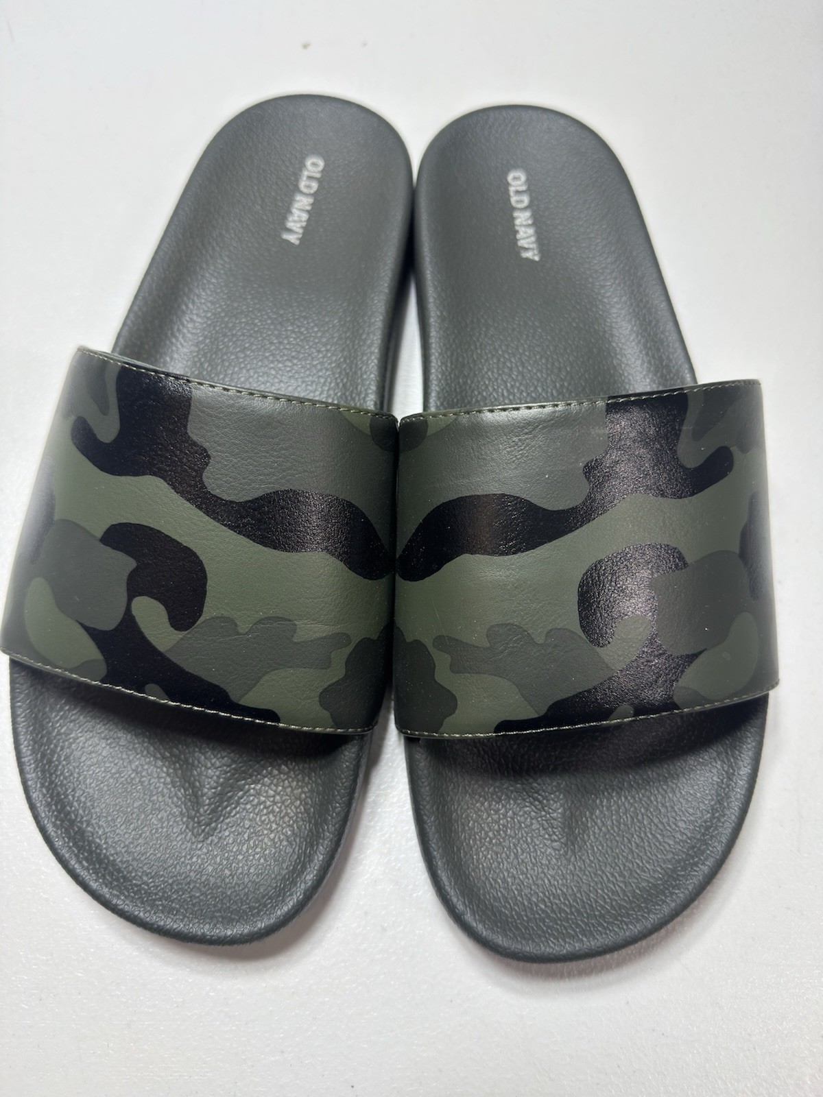 CAMO SS Adult | ADULT - Size 10-11 Mens Camouflage Green Slides Slippers
