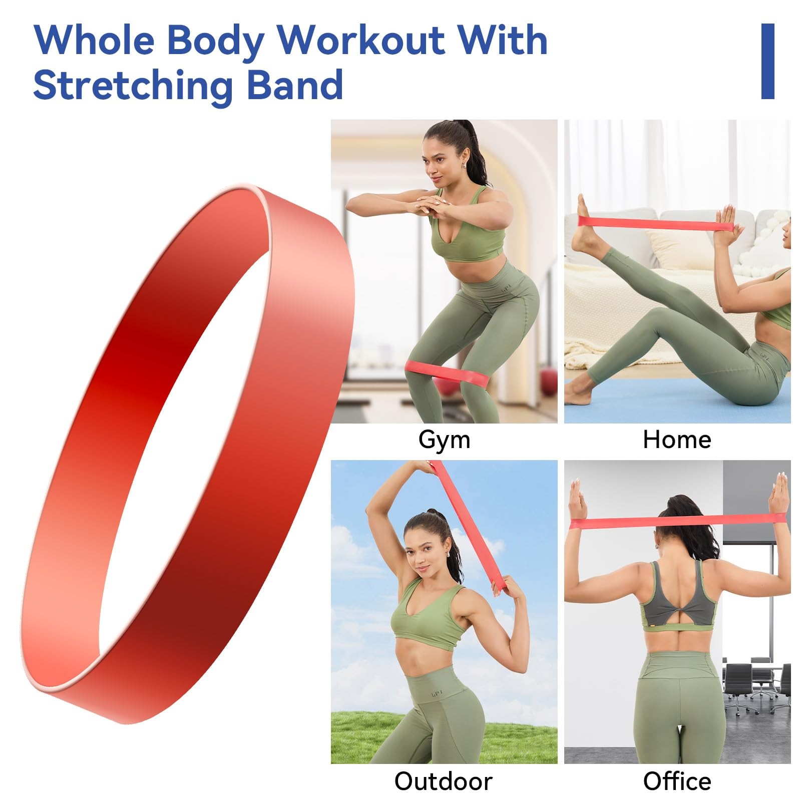 5 in 1 Foam Roller Set - Back Roller Foam, Massage Roller Stick, Massage Ball...