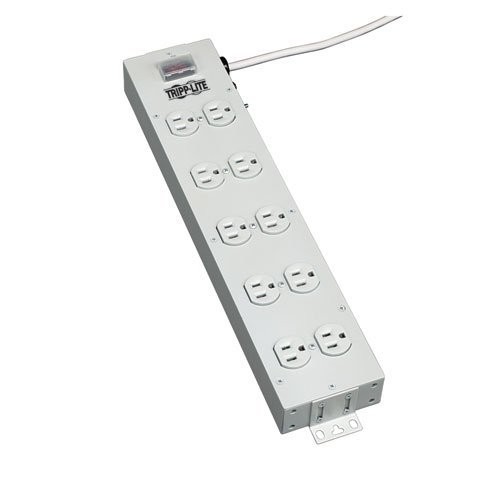 Tripp Lite Power Strip 120V 5-15R 10 Outlet Metal 15' Cord 5-15P (TLM1015NC)