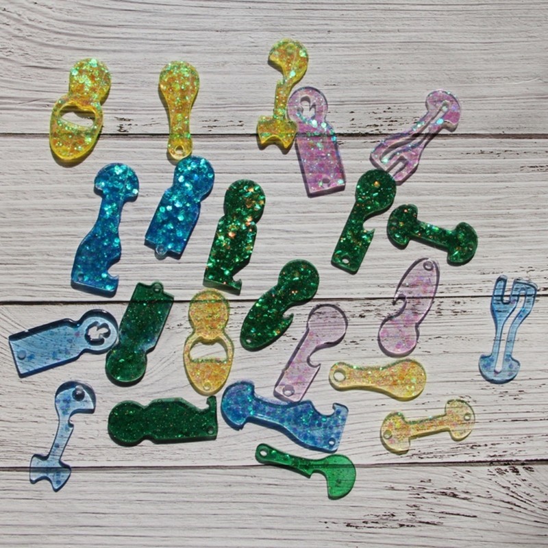 Long Time Use Washable Silicone Mould for Handcraft Trolley Tokens Keyrings