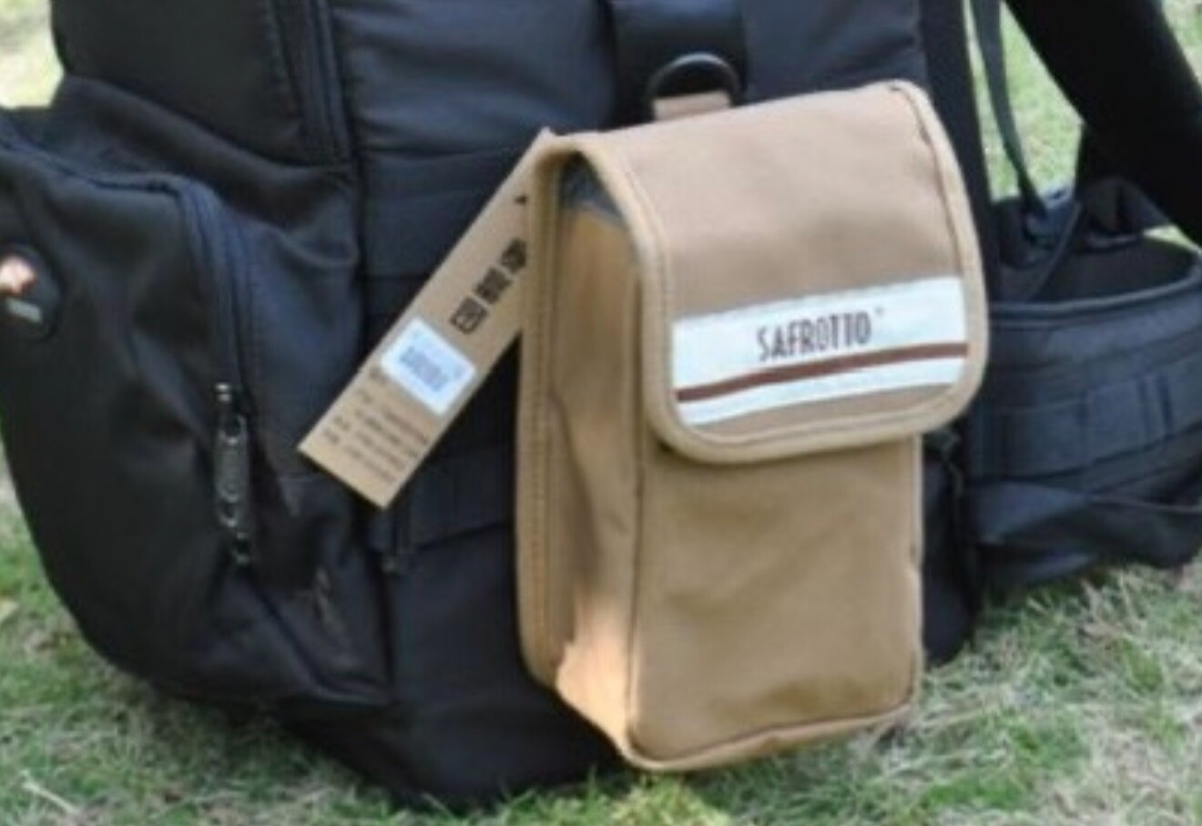 Premium Canvas Large Speedlite Flash Case Photo Camera Accessory Bag