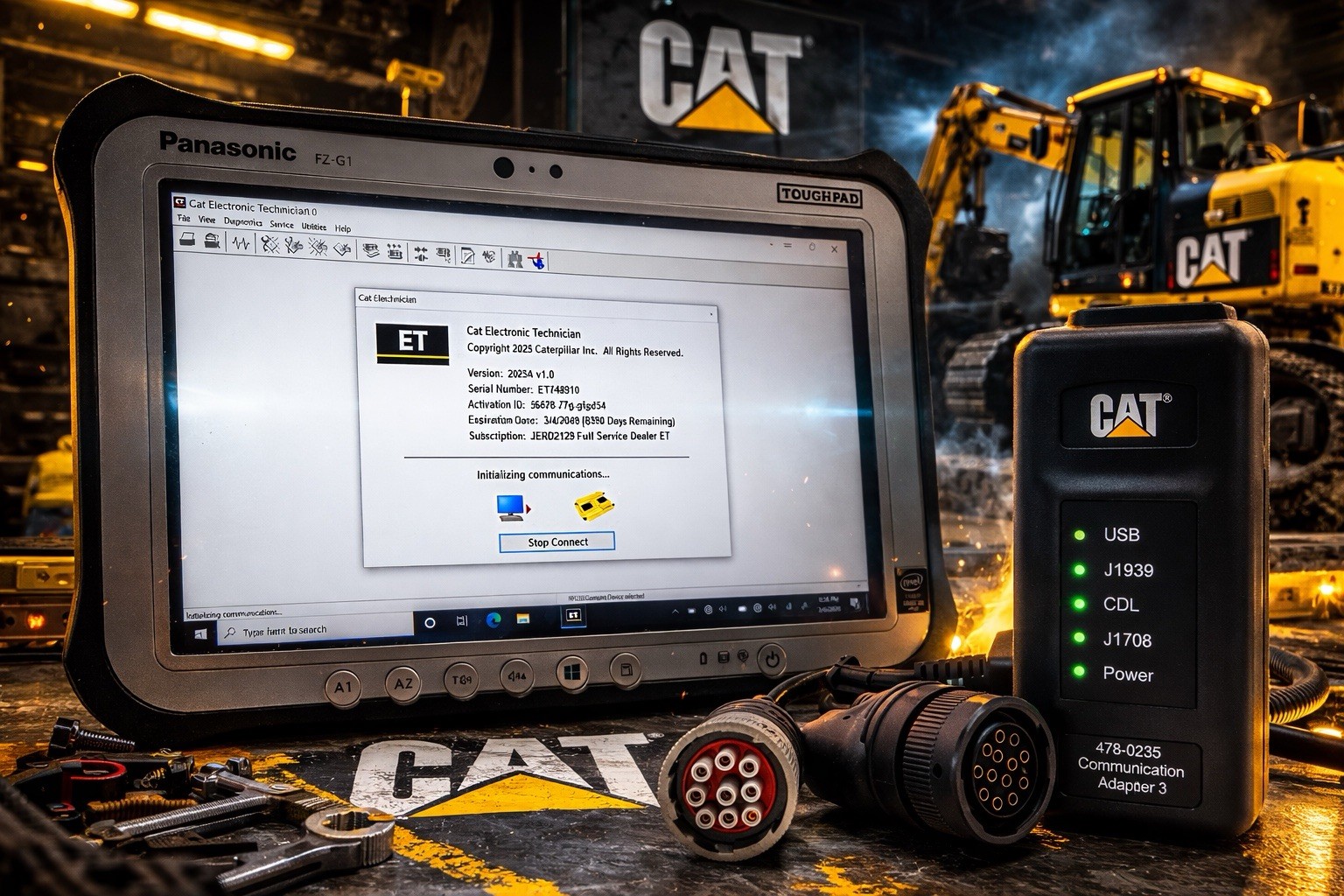 Diagnostic Tablet KIT For CAT ET 2025 SIS Perkins EST
