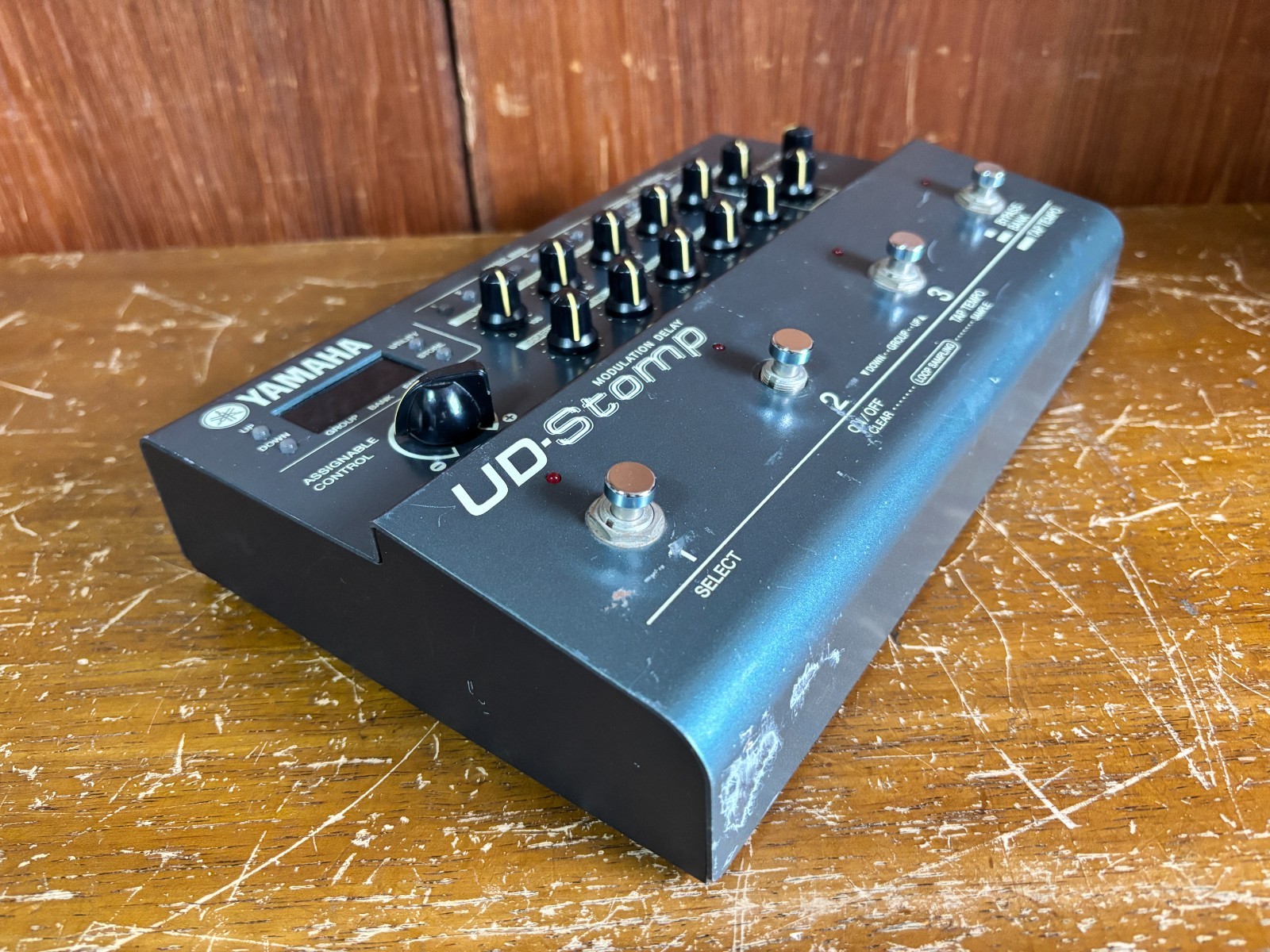 Yamaha UD Stomp MODULATION DELAY w/ power supply Allan Holdsworth