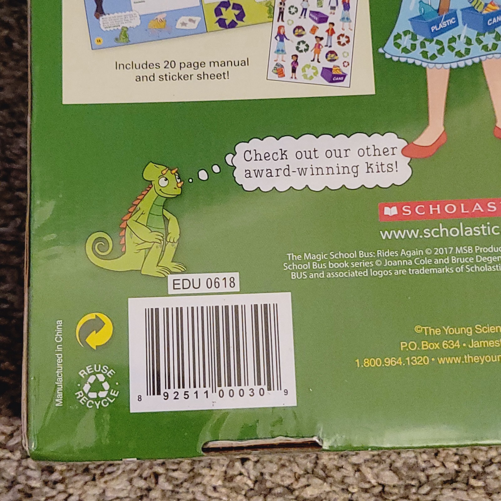 NEW The Magic School Bus Rides Again Going Green Science Experiment Kit 2017