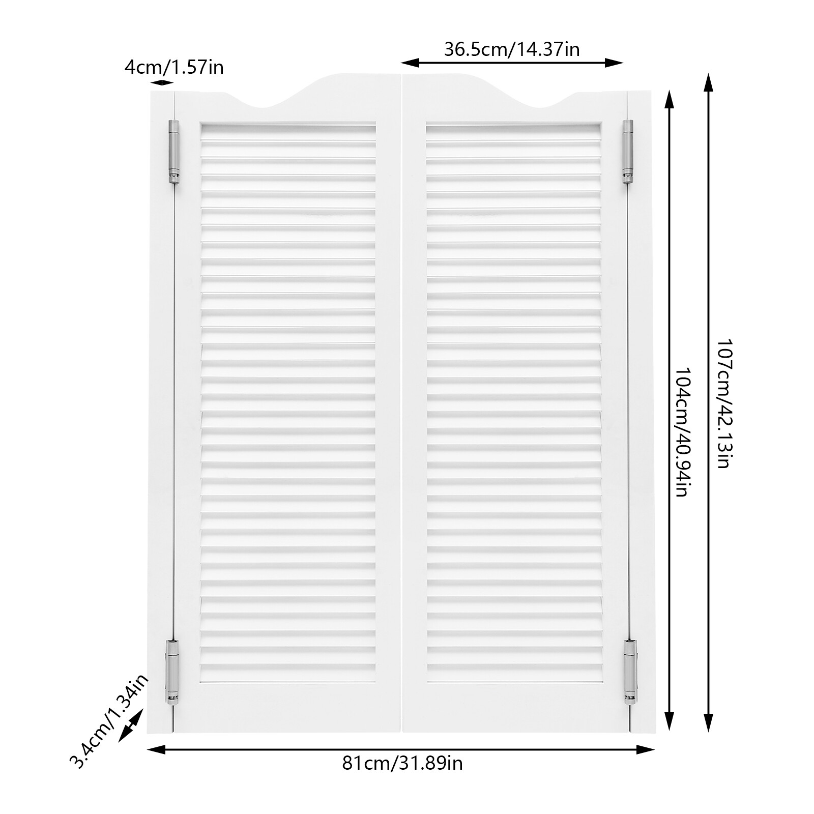 Double-door Partition Door Bar Counter Corridor Garden Entrance Partition Door