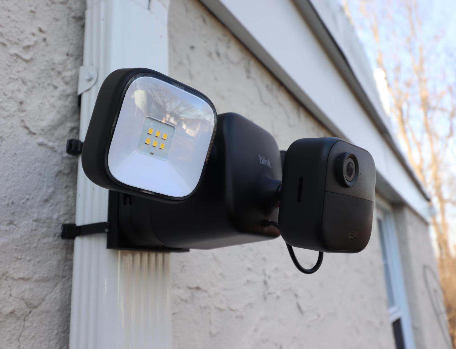 Downspout Mount for Blink Outdoor 4 Floodlight Camera - No-Drill Outdoor Mount