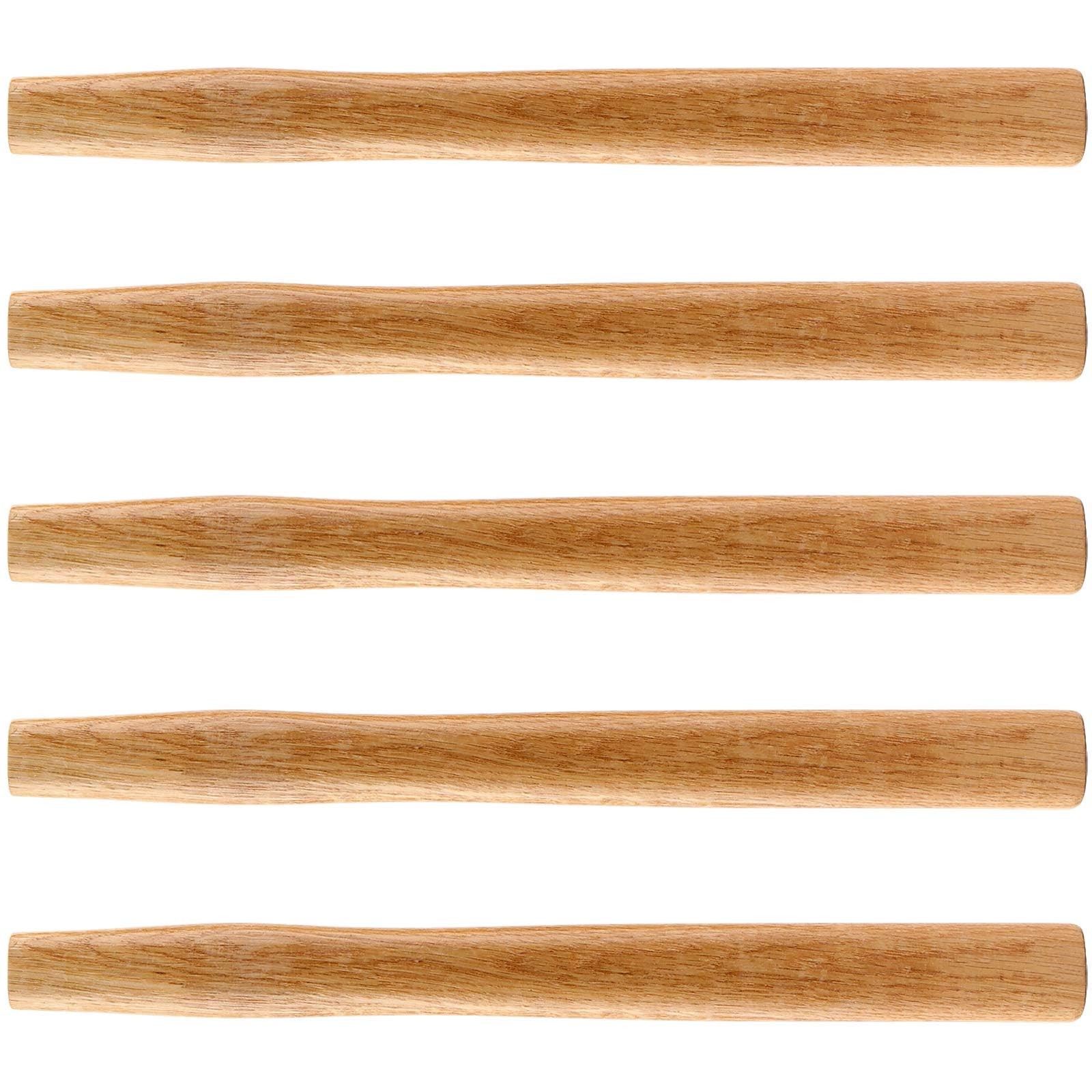 KEILEOHO 5 PCS Ball Peen Hammer Handles, Fit for 32 OZ Brown