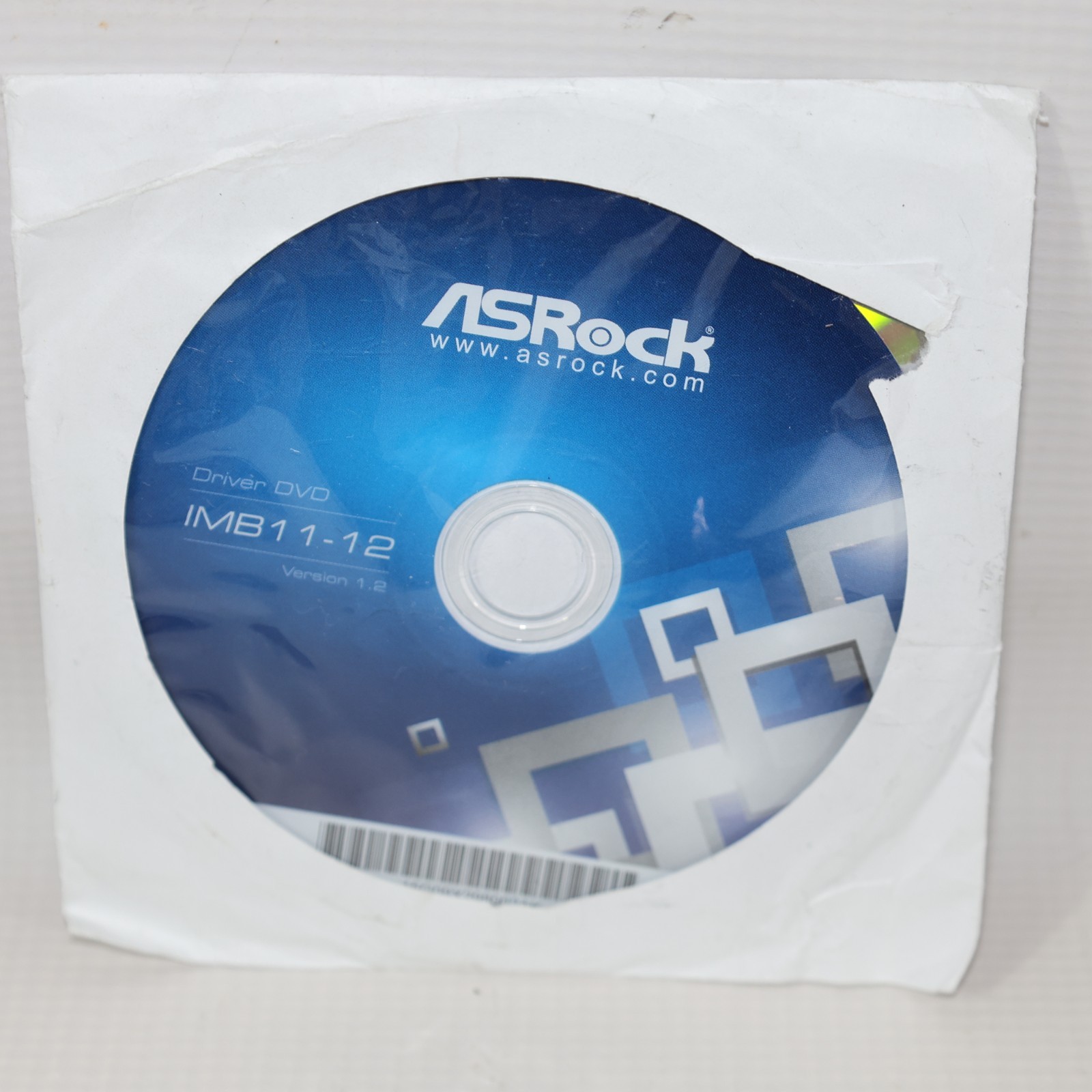 ASRock Driver DVD IMB11-12 Version 1.2 Software Disc