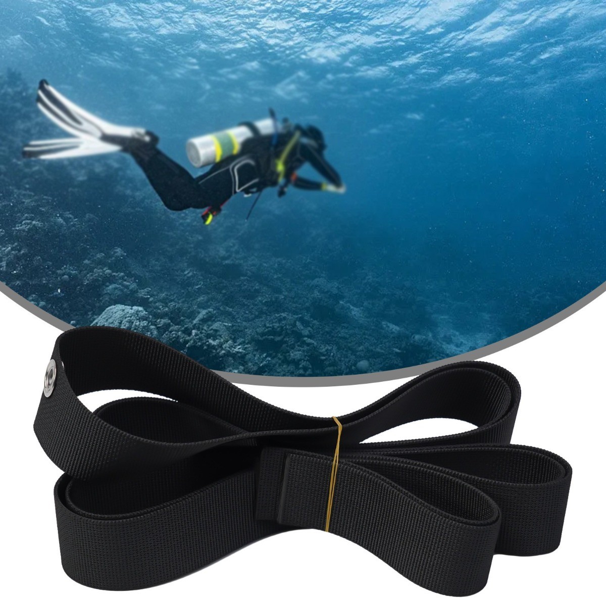 For All Wing-BCD Backplats 3.5m Technical Scuba Diving Backplate Webbing Dive
