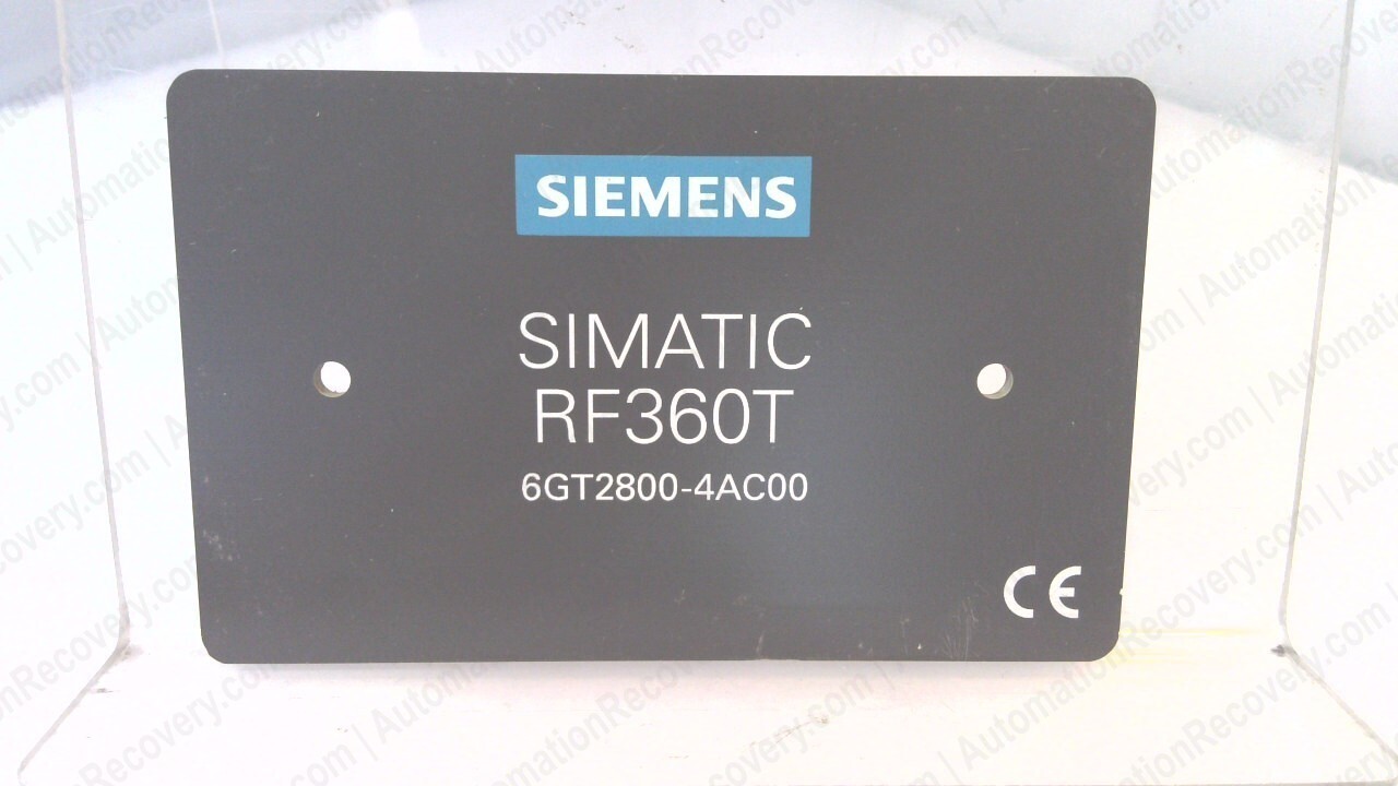 SIEMENS 6GT2800-4AC00, SIMATIC RF300 TRANSPONDER, RFT360 EPOXY CARD, NEW #338052