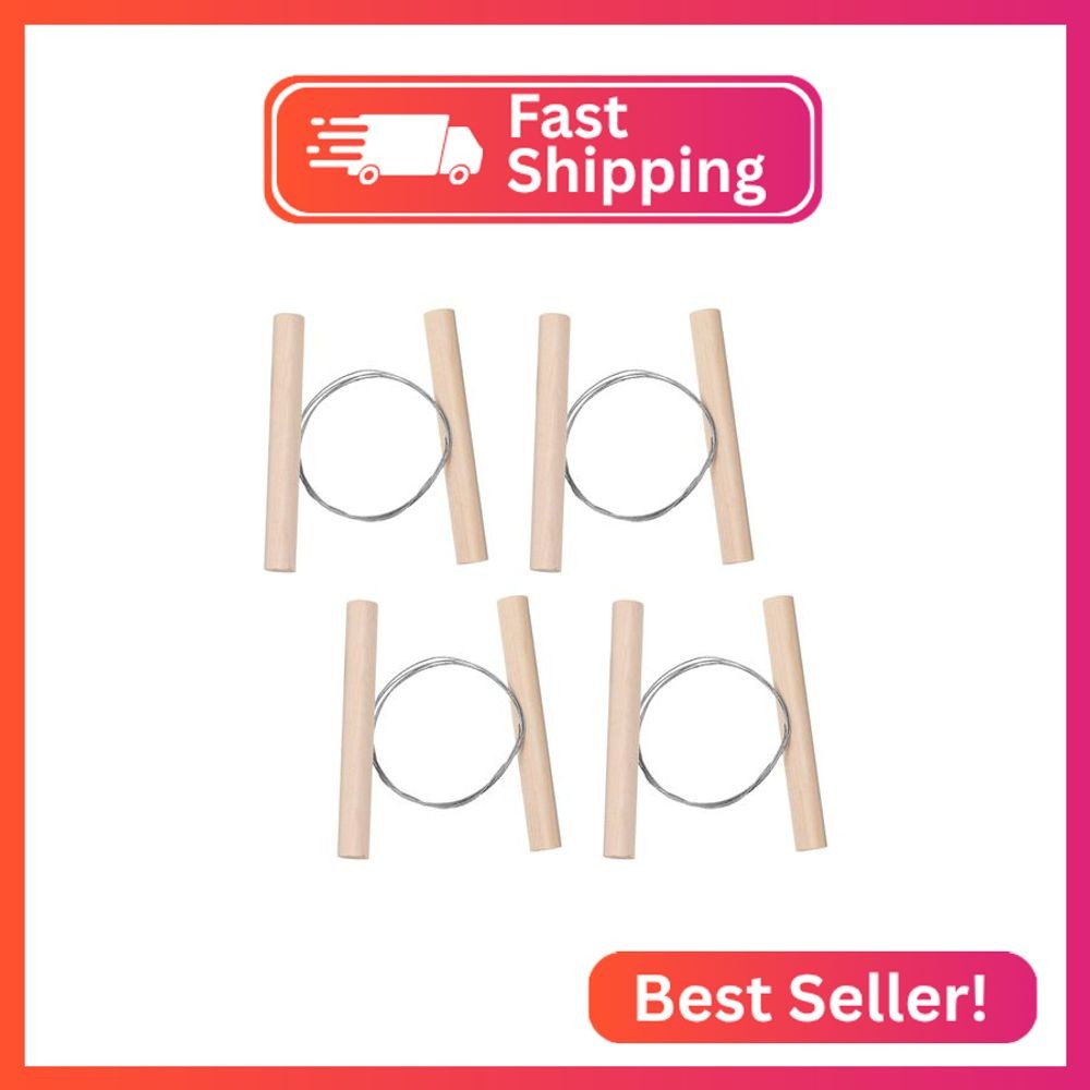 4PCS Wire Clay Cutter Cheese Plasticine Dough Cutting Trimming Sculpting Carving