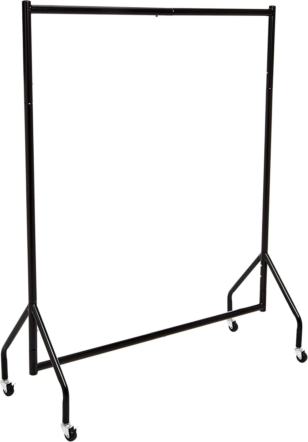 Heavy Duty Portable Rolling Garment Rack Hanging Clothes Organizer Rail Display