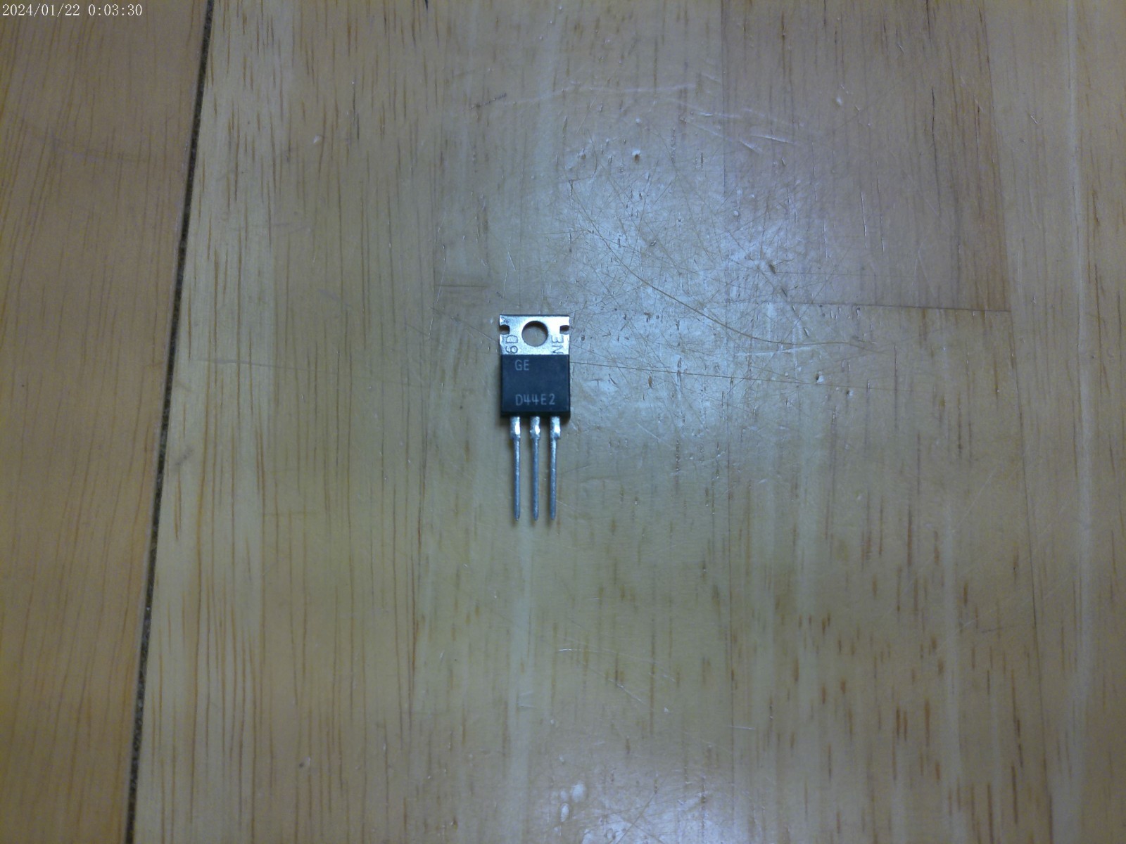 D44E2 GE 60V 10A NPN DARLINGTON TRANSISTOR TO220 LOT/1,NOS