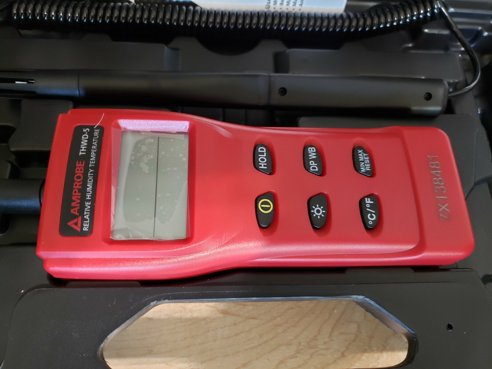 Amprobe THWD-5 / THWD5 Relative Humidity & Temperature Meter w/ Flexible Probe