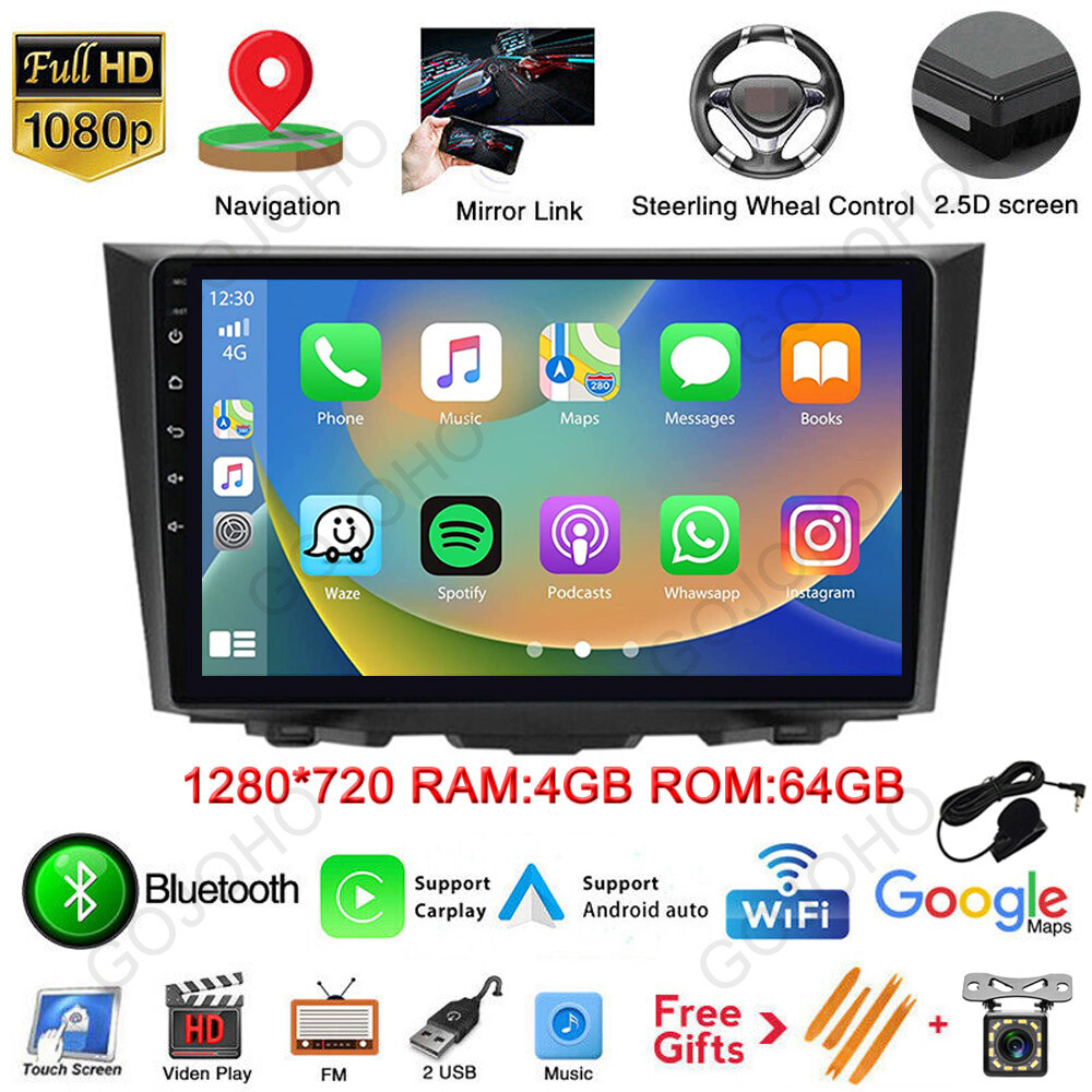 64GB For 2009-15 Suzuki Kizashi Android 13 Car Stereo BT Radio GPS Navi Carplay