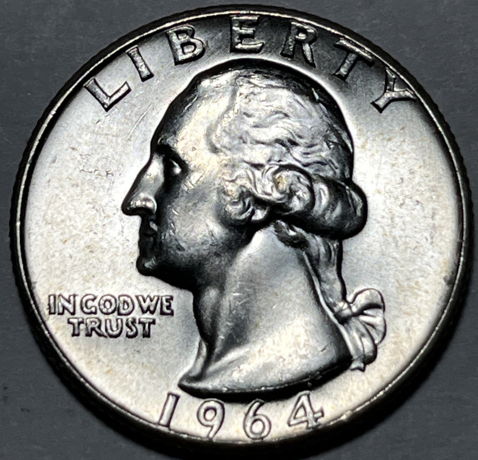 1964 Washington Silver Quarter Errors DDO & DDR Die Cracks Uncirculated
