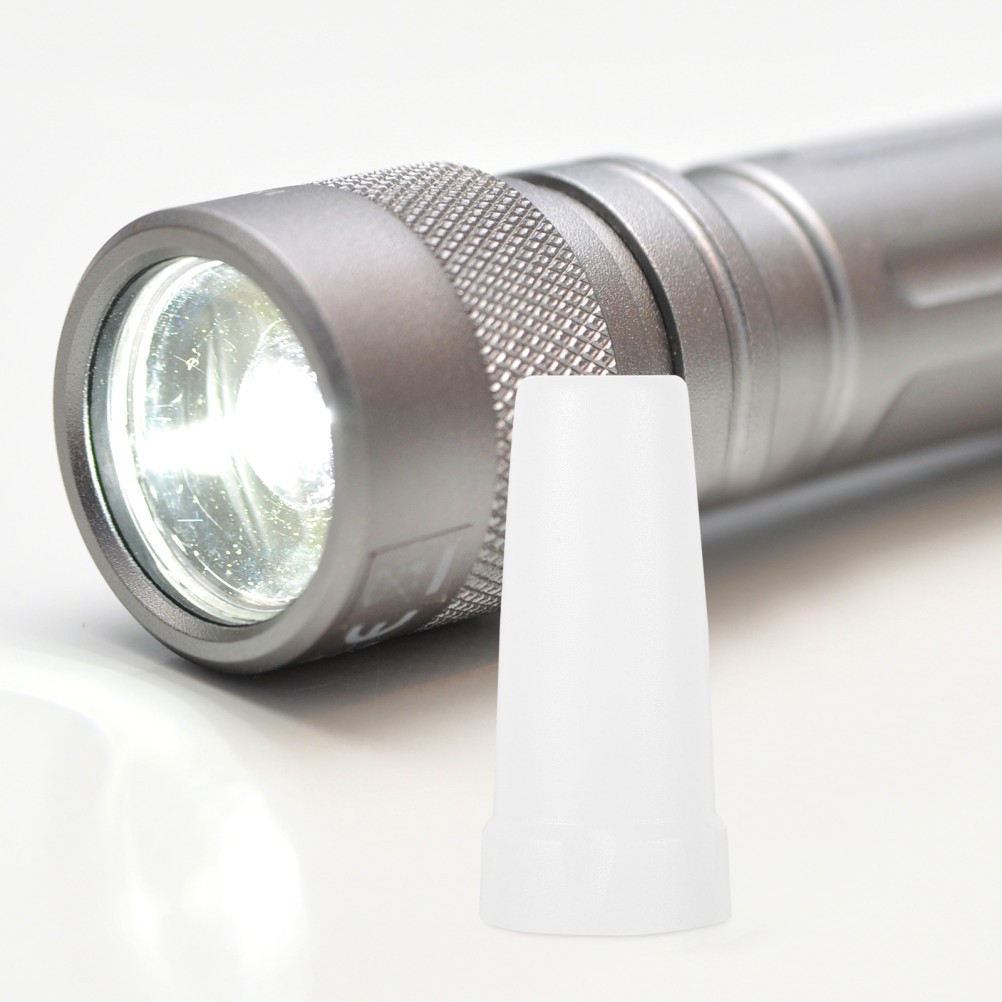 Soft Cover for Strong Flashlight Adjustable Reading Beam Diffuser