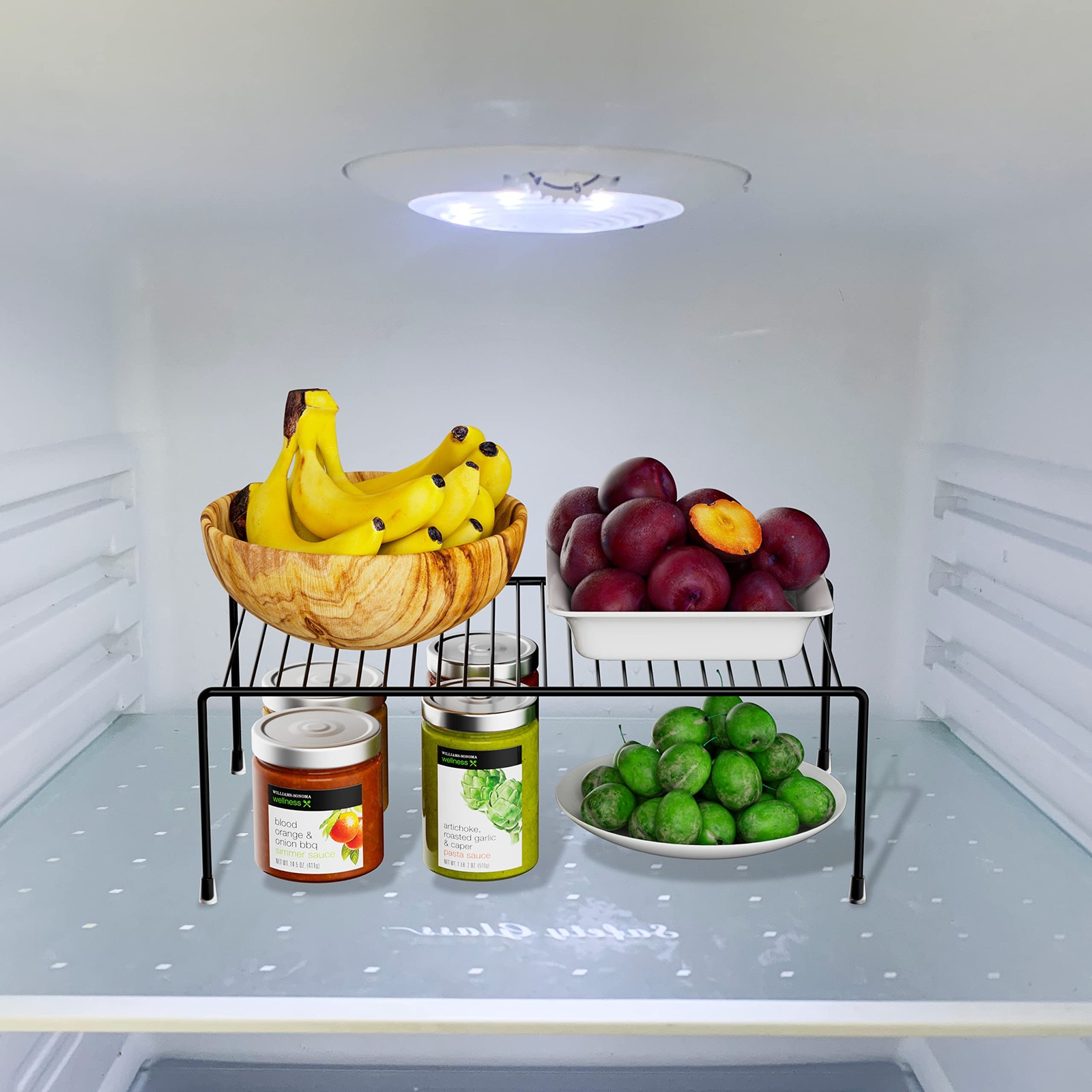 4 Pack Large (15.7 x 9. 4 Inch) Cabinet Storage Shelf Rack, Rustproof Kitchen...