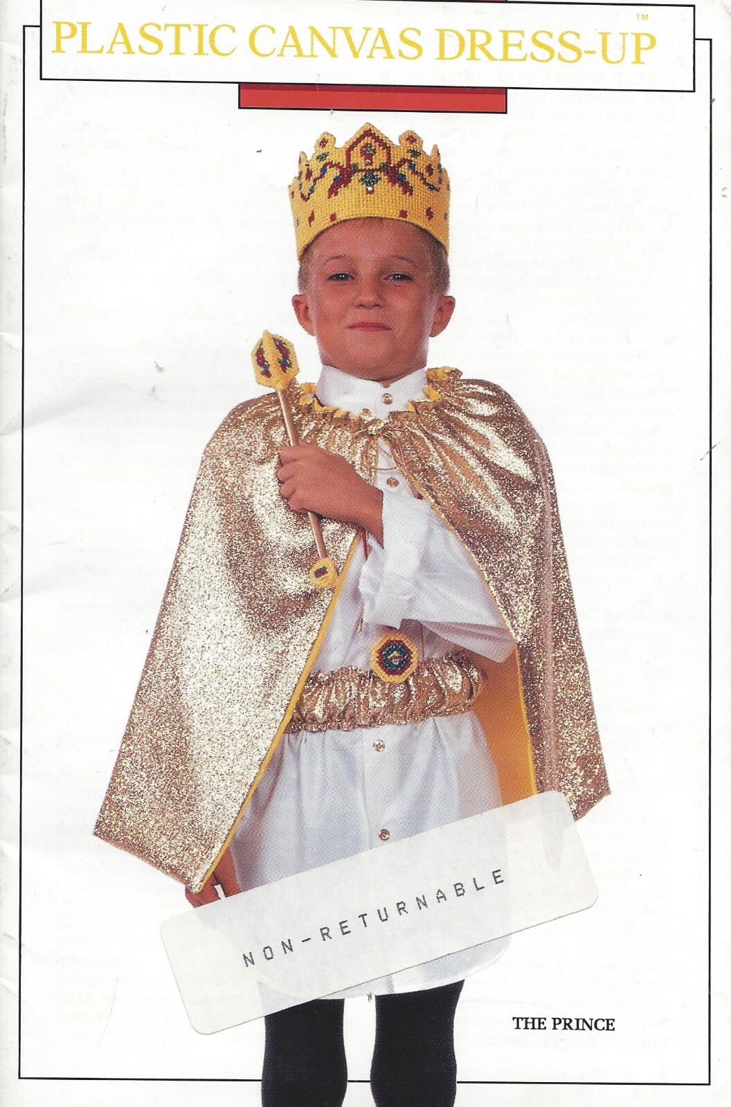 Plastic Canvas Dress-Up ~ Annie's Attic Craft Booklet  - kids costume ideas