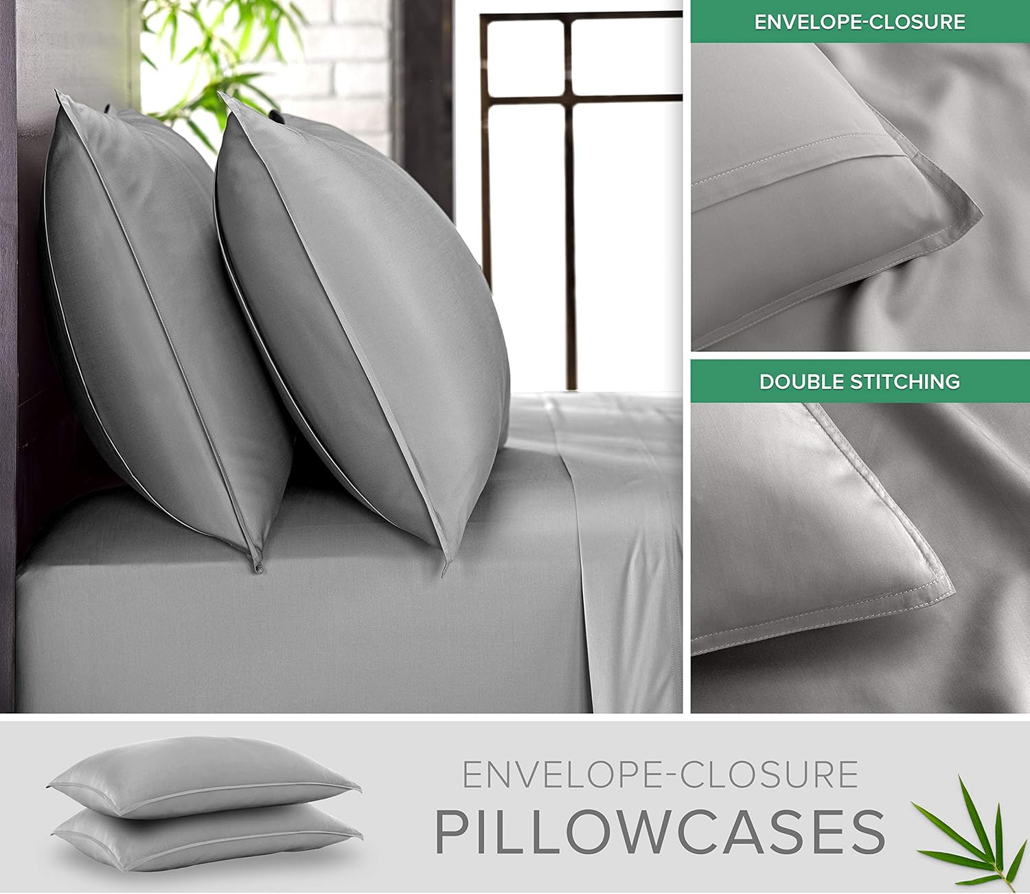 Twin Sheets by , Genuine 100% Organic Viscose Derived from Bamboo Bed Sheet Set,