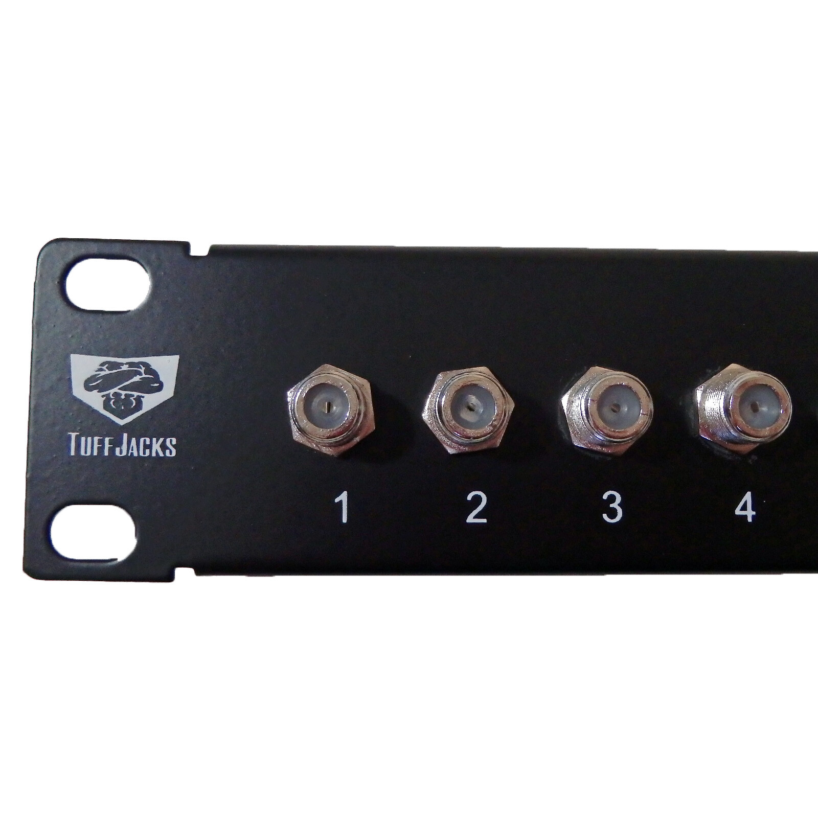 24 Port CATV F Coax Connector 19" Rackmount Patch Panel