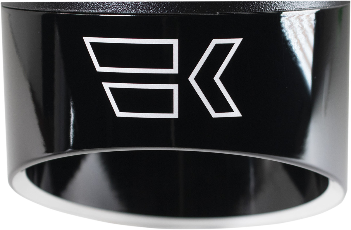 KHROME WERKS For Replacement End Cap - Edge - 4-1/2" - Black 200714P