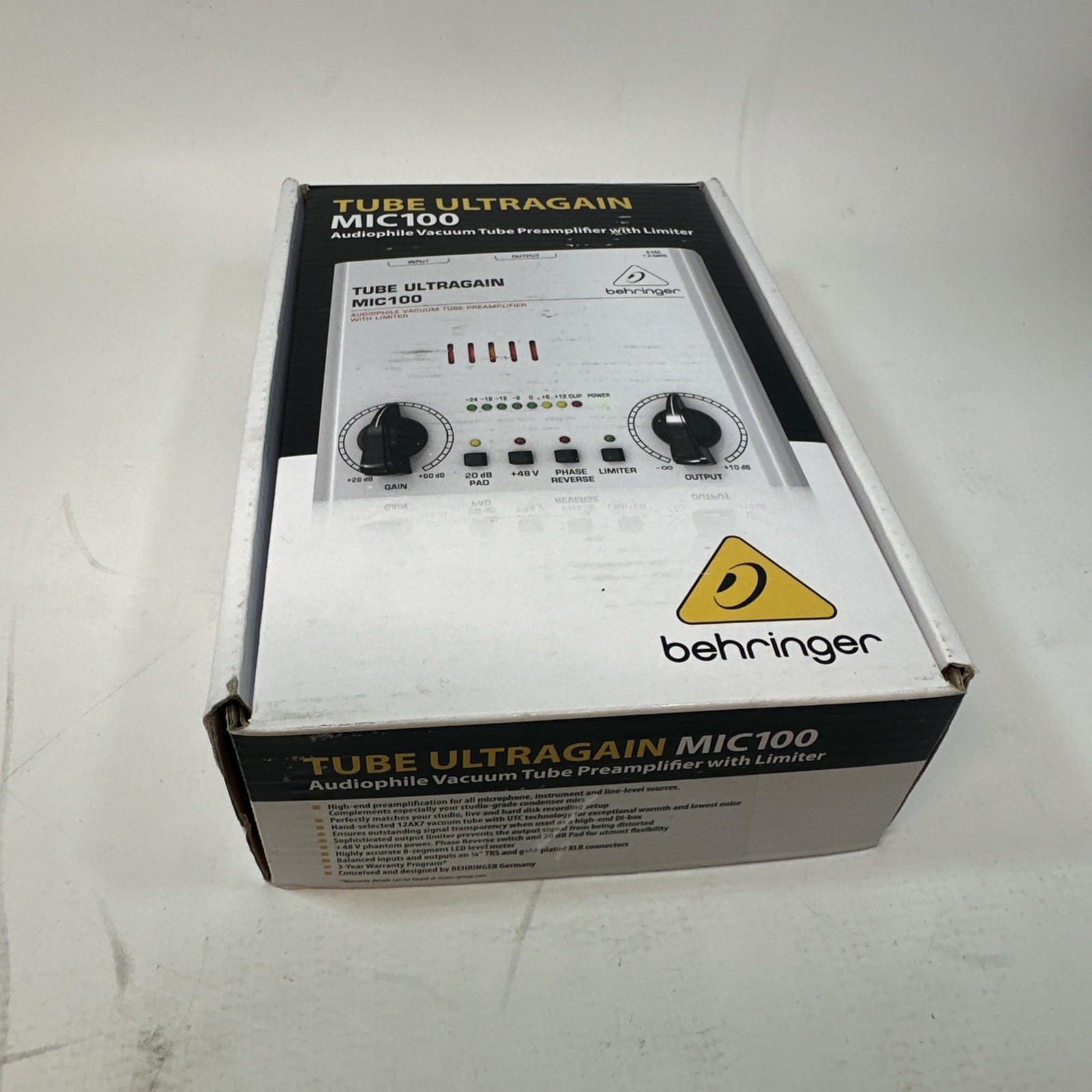BEHRINGER TUBE ULTRAGAIN MIC100 Unit