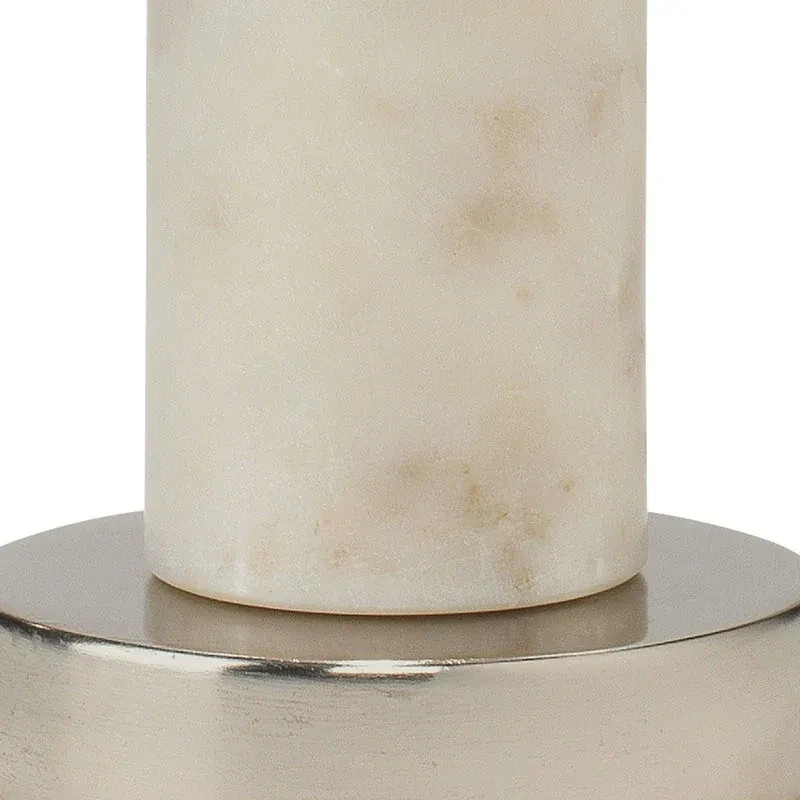 The Company Store Marble Base Table Lamp - White