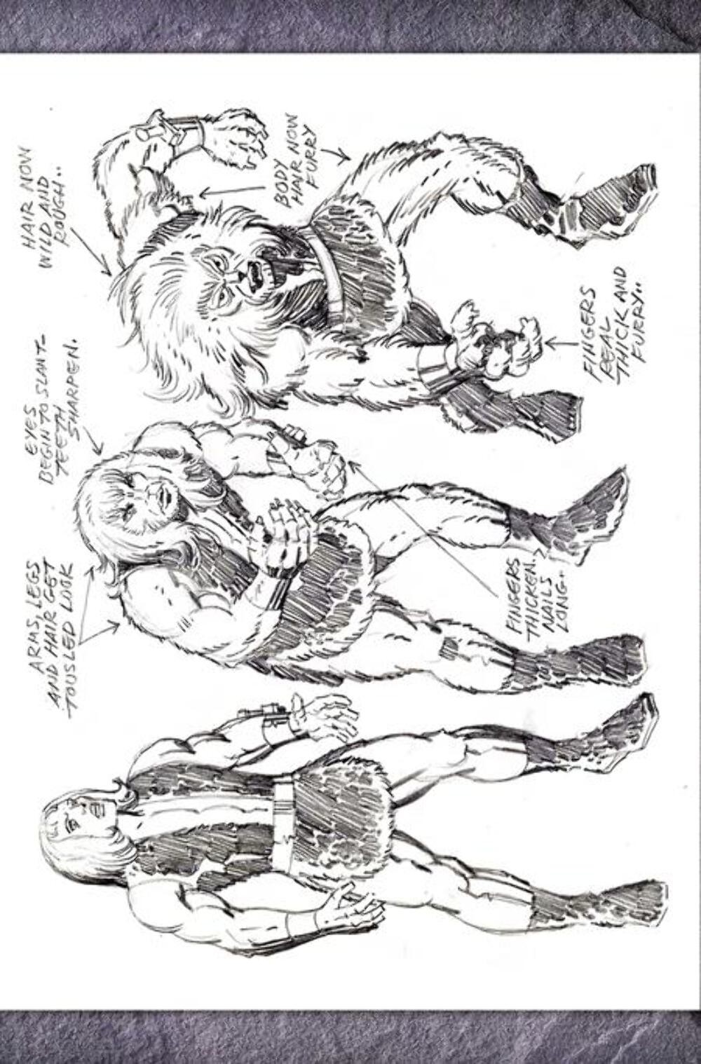 THUNDARR THE BARBARIAN #1 1:7 JACK KIRBY MODEL SHEET VIRGIN FOC BONUS VARIANT 20