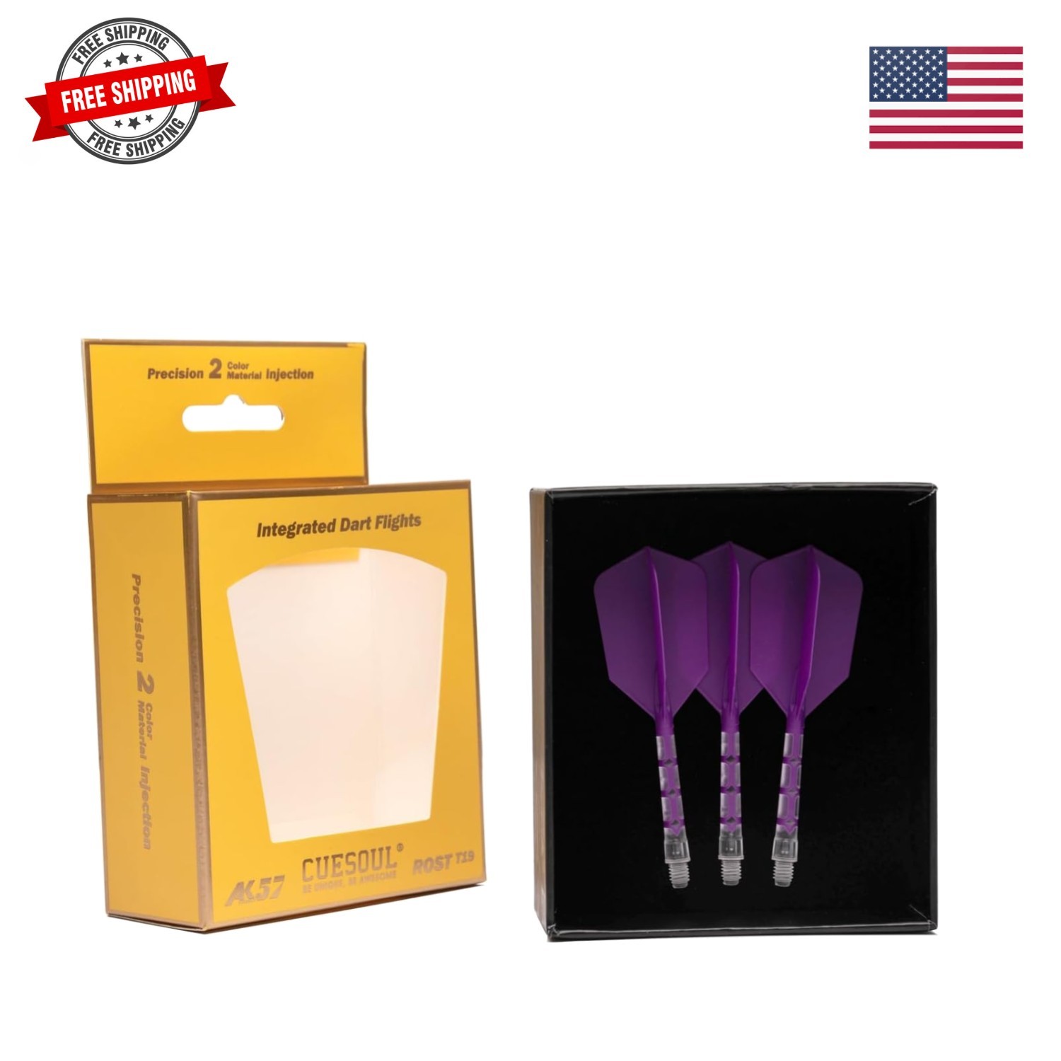 ROST T19 Integrated Dart Shaft and Flight Slim Shape L Size 33mm
