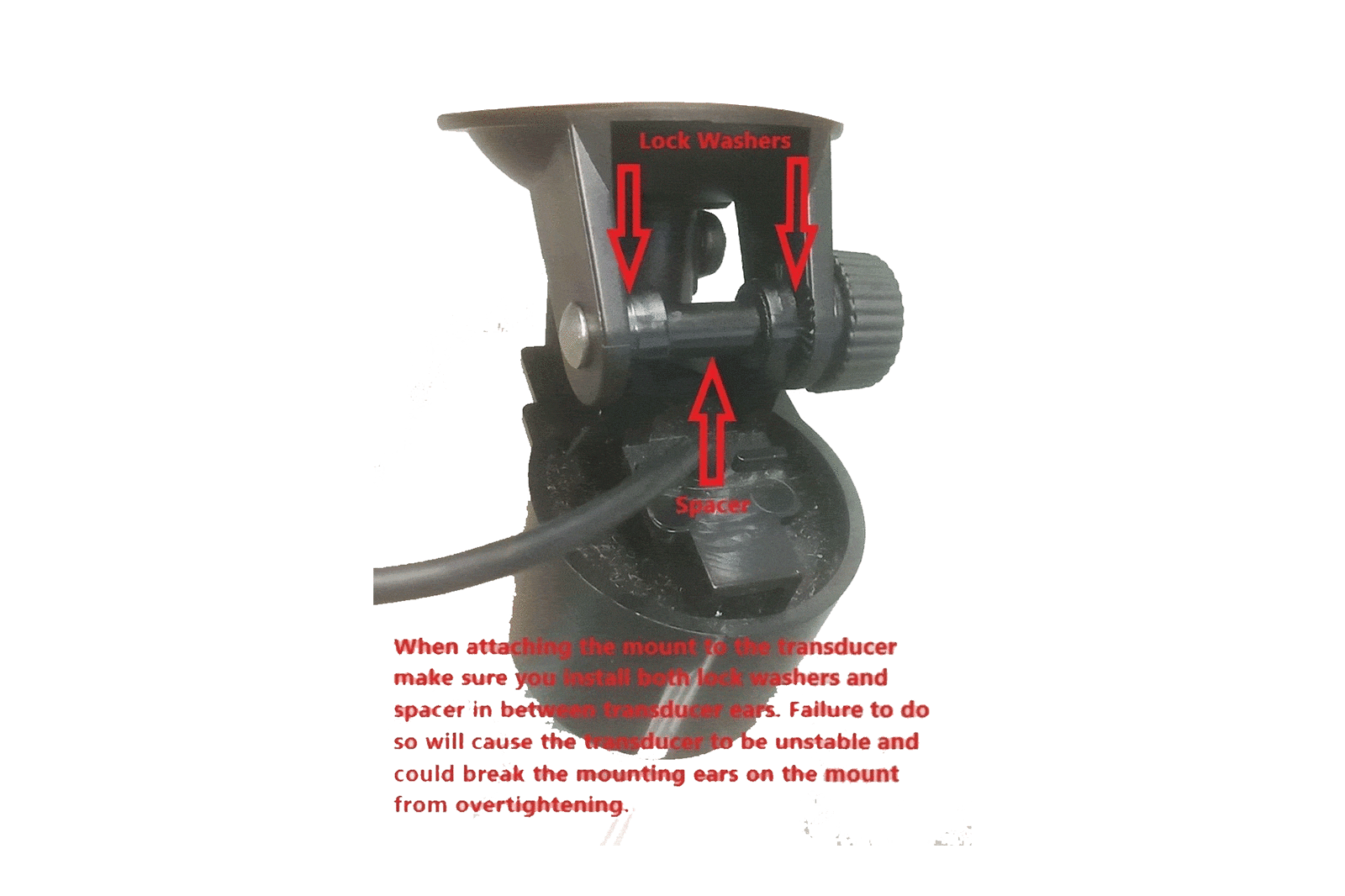 FishTrax™ Suction Cup Transducer Mount