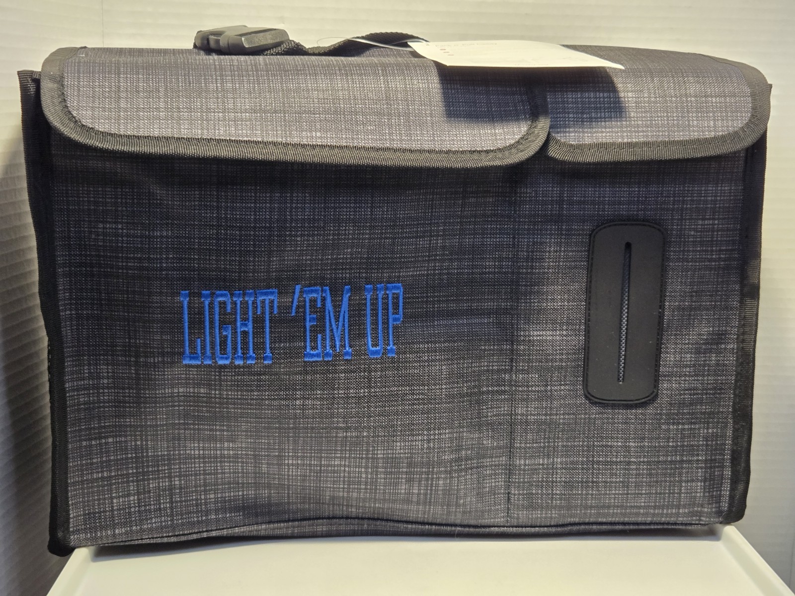 Thirty One Pack N Pull Caddy - Black Cross Pop - 758D - "Light Em Up" Embroidery