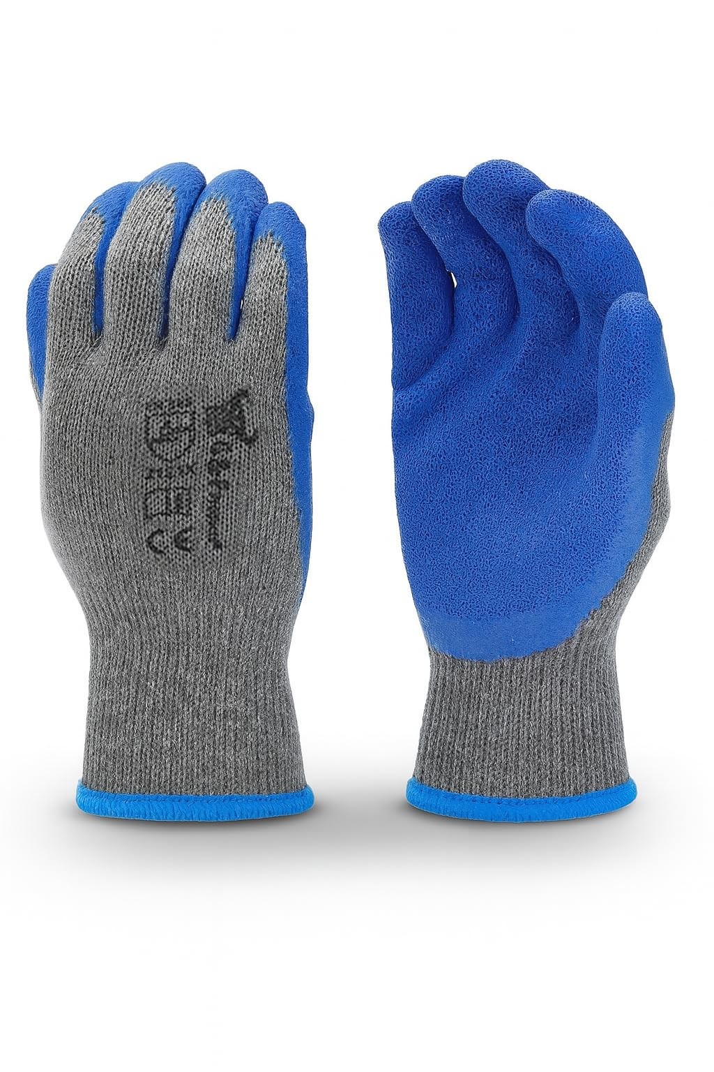 G & F Products 12 Pairs X-Large Rubber Latex (Pack of 12), Ocean Blue