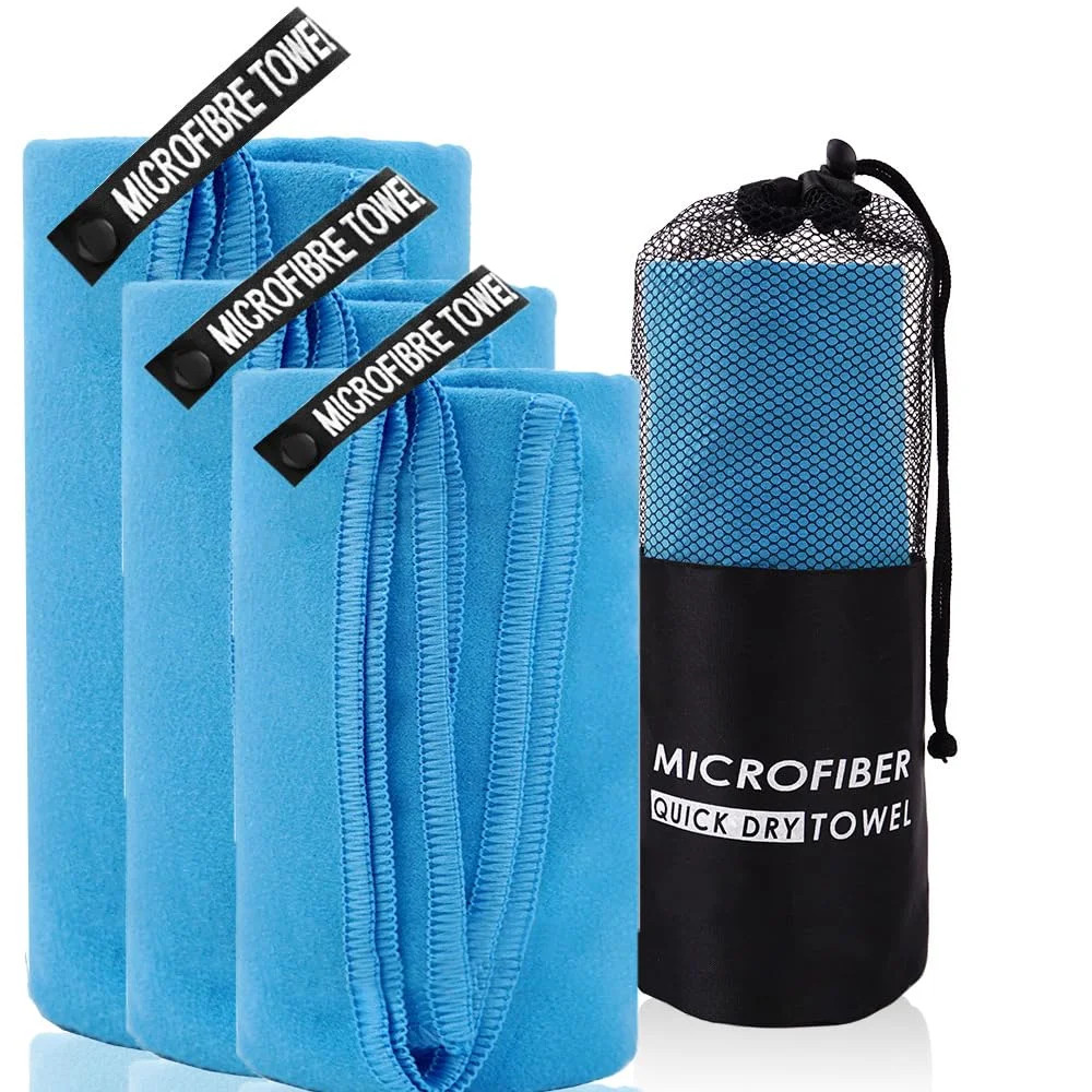 Quick-Drying Bath Towel 40x80/80x160CM Blue Grey Green Orange Strong Absorbent M