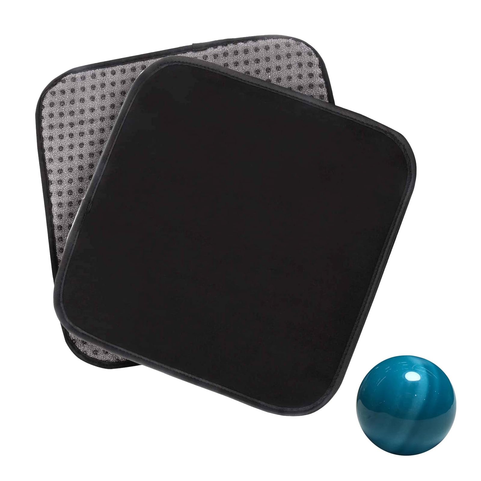 Microfiber Bowling Ball Towel 10 Inches x 8 Inches Bowling Shammy Pad with Easy-