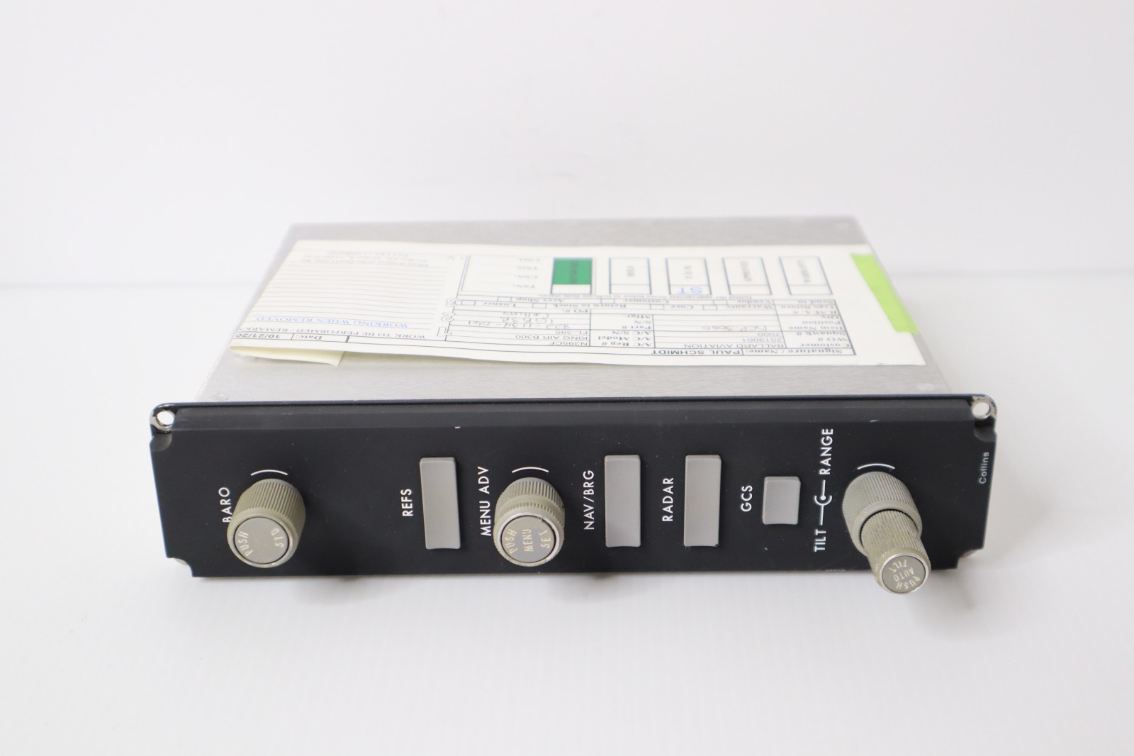 Collins DCP-3000 Display Control Panel 822-1134-061 Removed Working