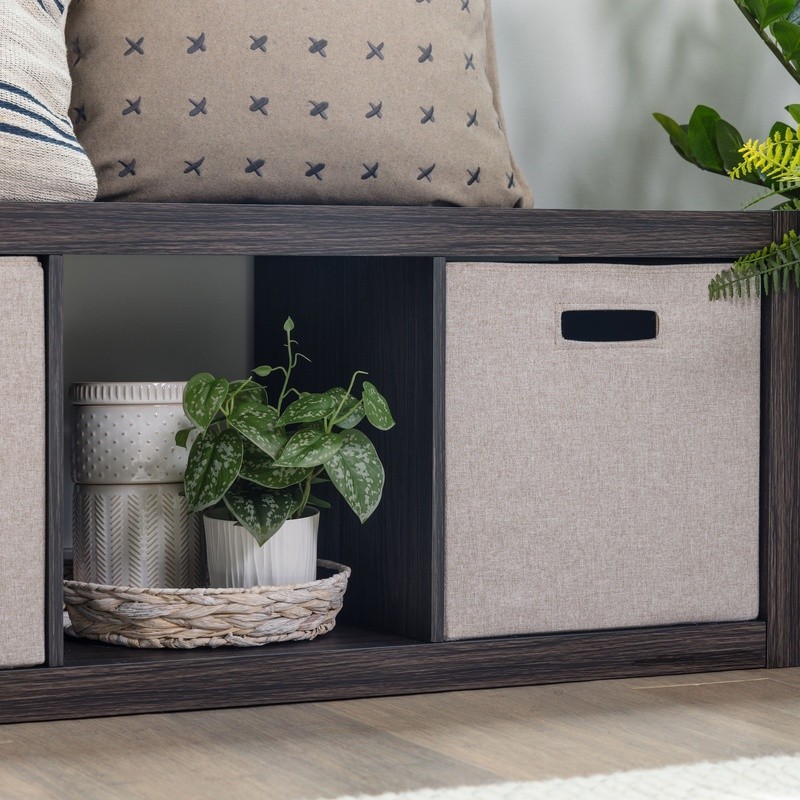 3-Cube Storage Organizer Open Back Design Versatile Home Office Display Unit New
