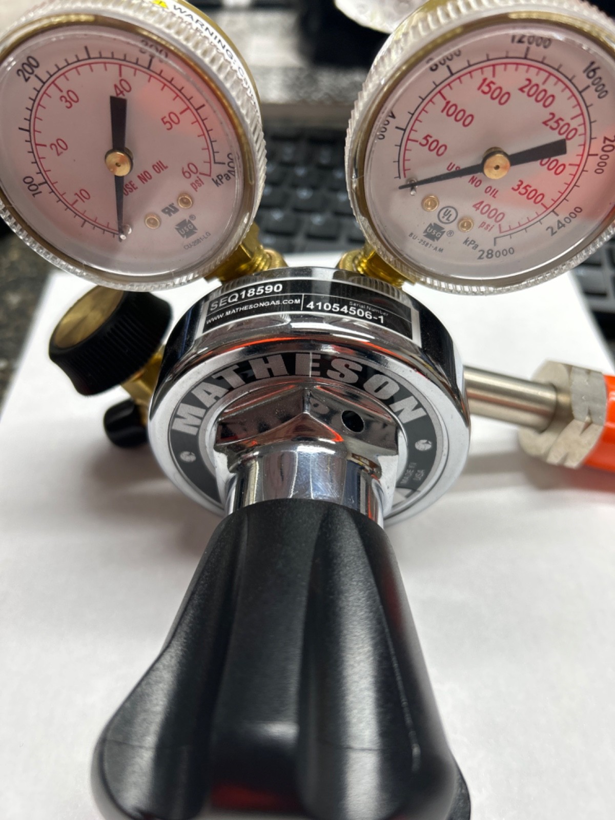 Matheson Select SEQ 18590 regulator