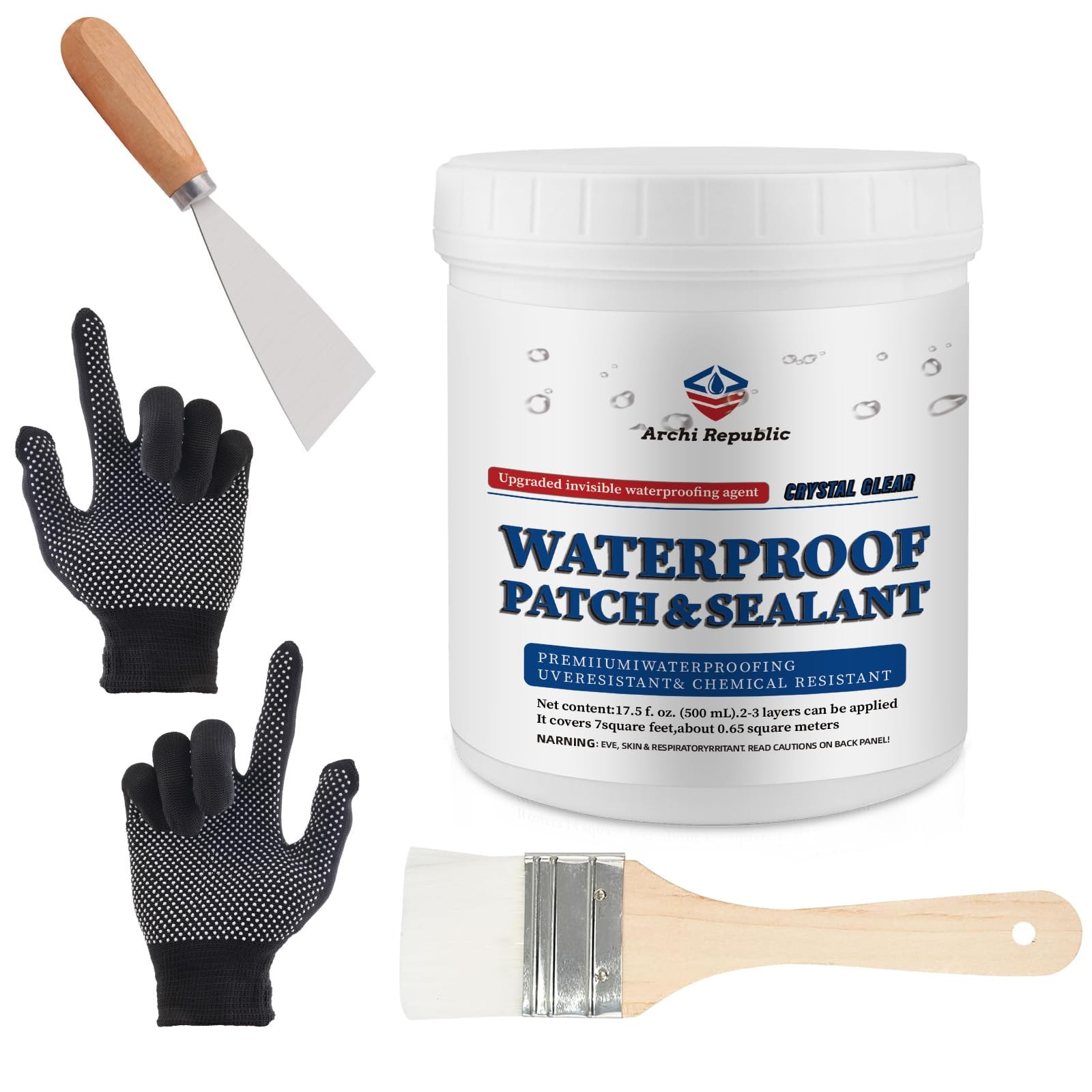 Archi Republic Clear Waterproofer - Highly Effective Waterproofing Coating That