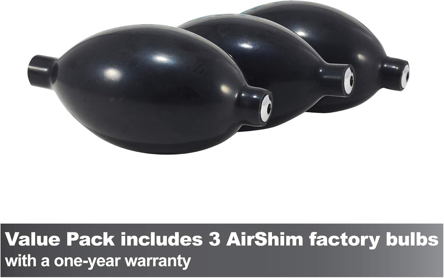 1103 Airshim Inflation Bulbs Value Pack - 3 Genuine Air Shim Rubber Inflation Pu
